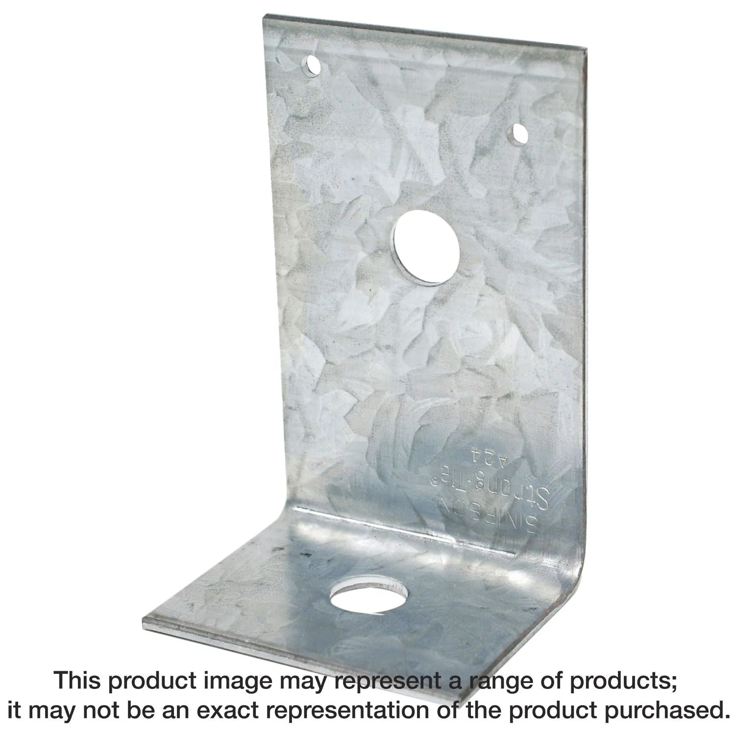 Simpson Strong-Tie A24 2-in. x 3-7/8-in. x 2-1/2-in. Galvanized Angle - Image 3