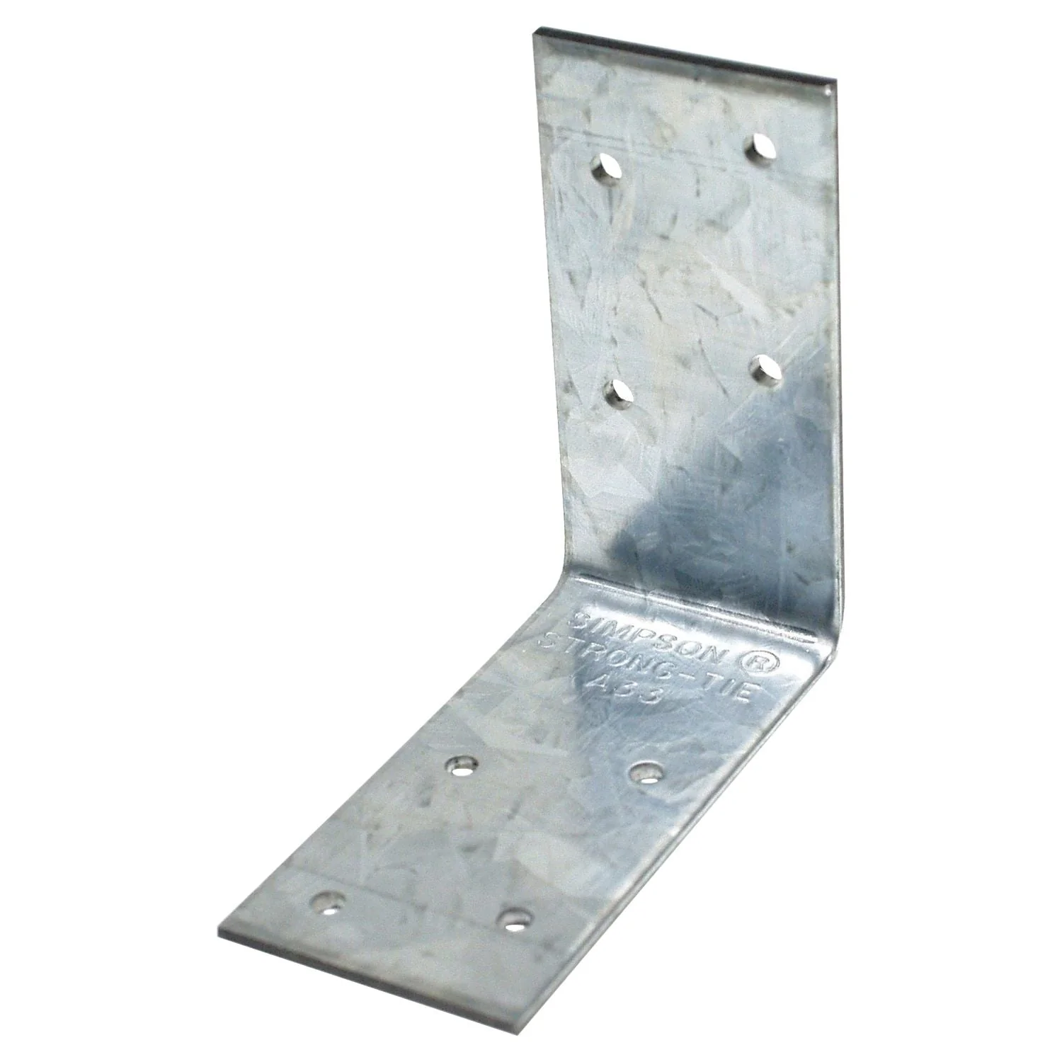 Simpson Strong-Tie A33 3-in. x 3-in. x 1-1/2-in. Galvanized Angle - Image 2