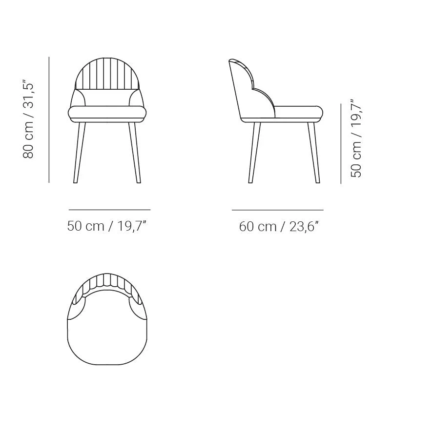 COLECCION ALEXANDRA | Cricket dining chair | $2,553.98 - Image 2