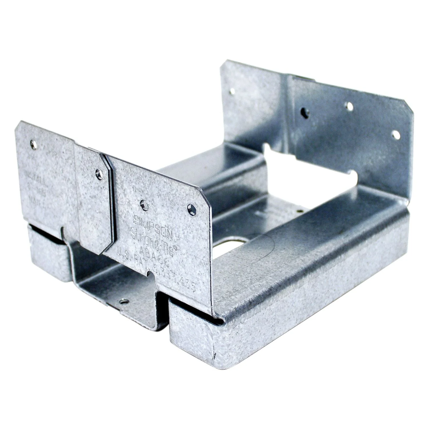 Simpson Strong-Tie ABA ZMAX Galvanized Adjustable Standoff Post Base for 6×6 (ABA66Z)
