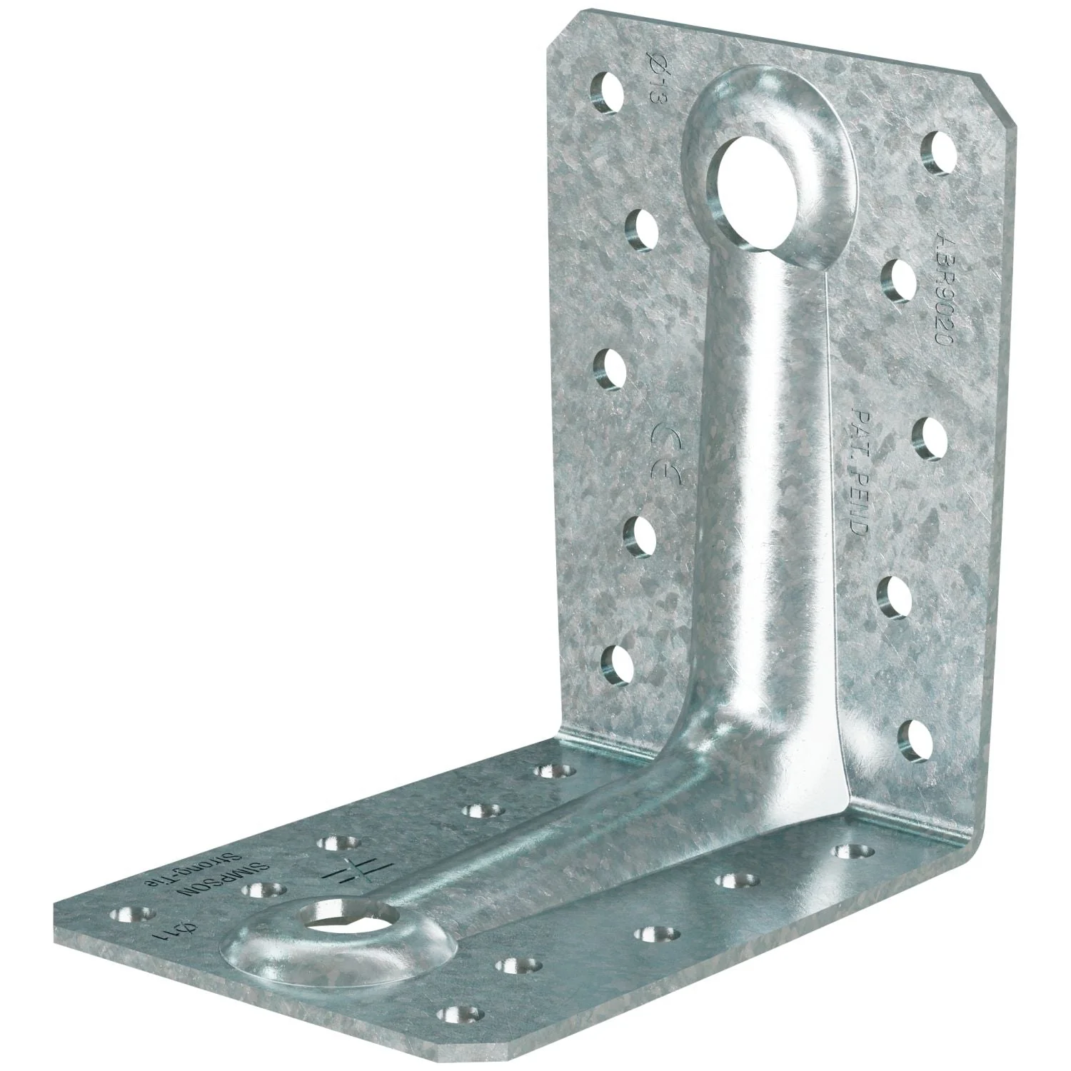 Simpson Strong-Tie ABR9020 ABR 3-7/16-in. x 2-9/16-in. Angle Bracket for Cross-Laminated Timber - Image 3