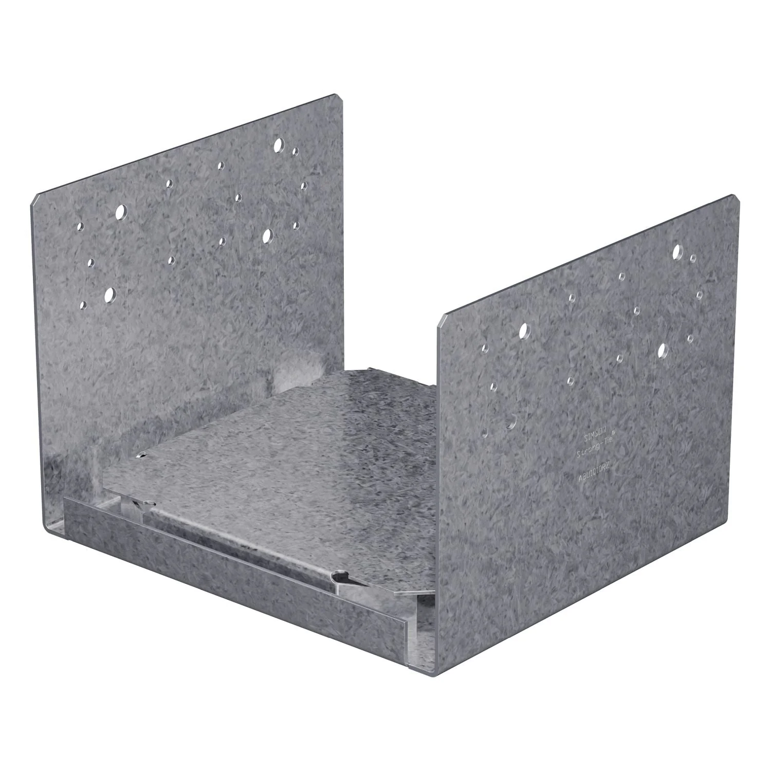 Simpson Strong-Tie ZMAX Galvanized Adjustable Post Base for 10x10 Rough (ABU1010RZ) - Image 1