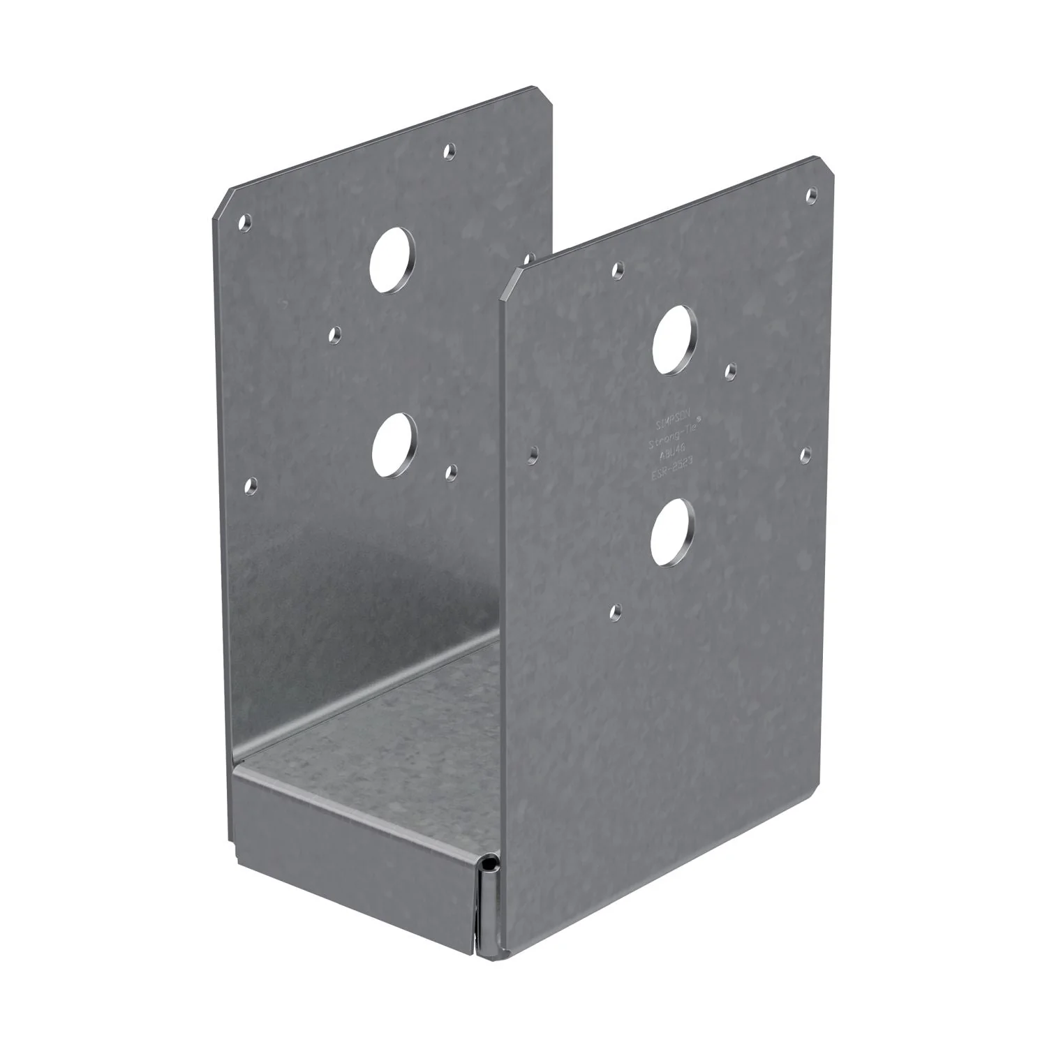 Simpson Strong-Tie ZMAX Galvanized Adjustable Standoff Post Base for 4x6 (ABU46Z) - Image 2