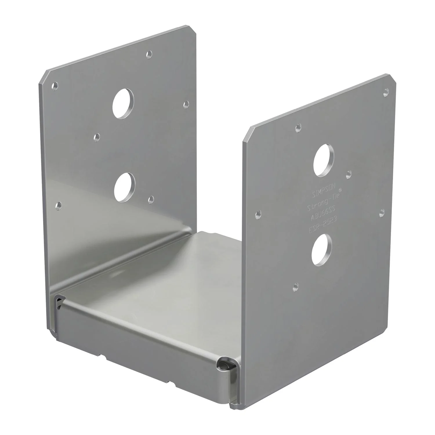 Simpson Strong-Tie Stainless-Steel Adjustable Post Base for 6x6 (ABU66SS) - Image 2