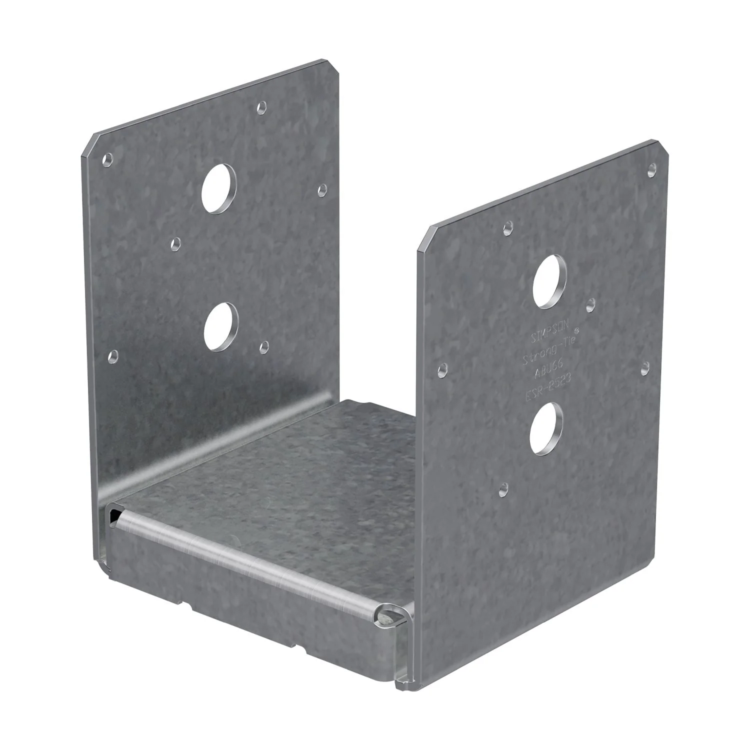 Simpson Strong-Tie ZMAX Galvanized Adjustable Standoff Post Base for 6x6 (ABU66Z) - Image 2