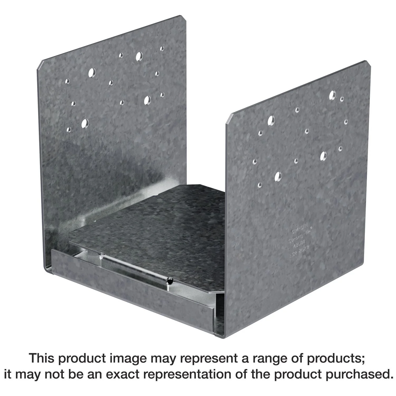Simpson Strong-Tie ABU88RHDG ABU Hot-Dip Galvanized Adjustable Standoff Post Base for 8x8 Rough - Image 3