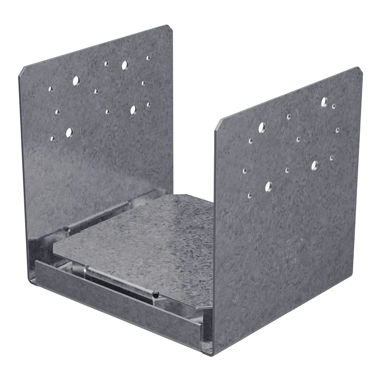 Simpson Strong-Tie ZMAX Galvanized Adjustable Standoff Post Base for 8x8 (ABU88Z) - Image 1