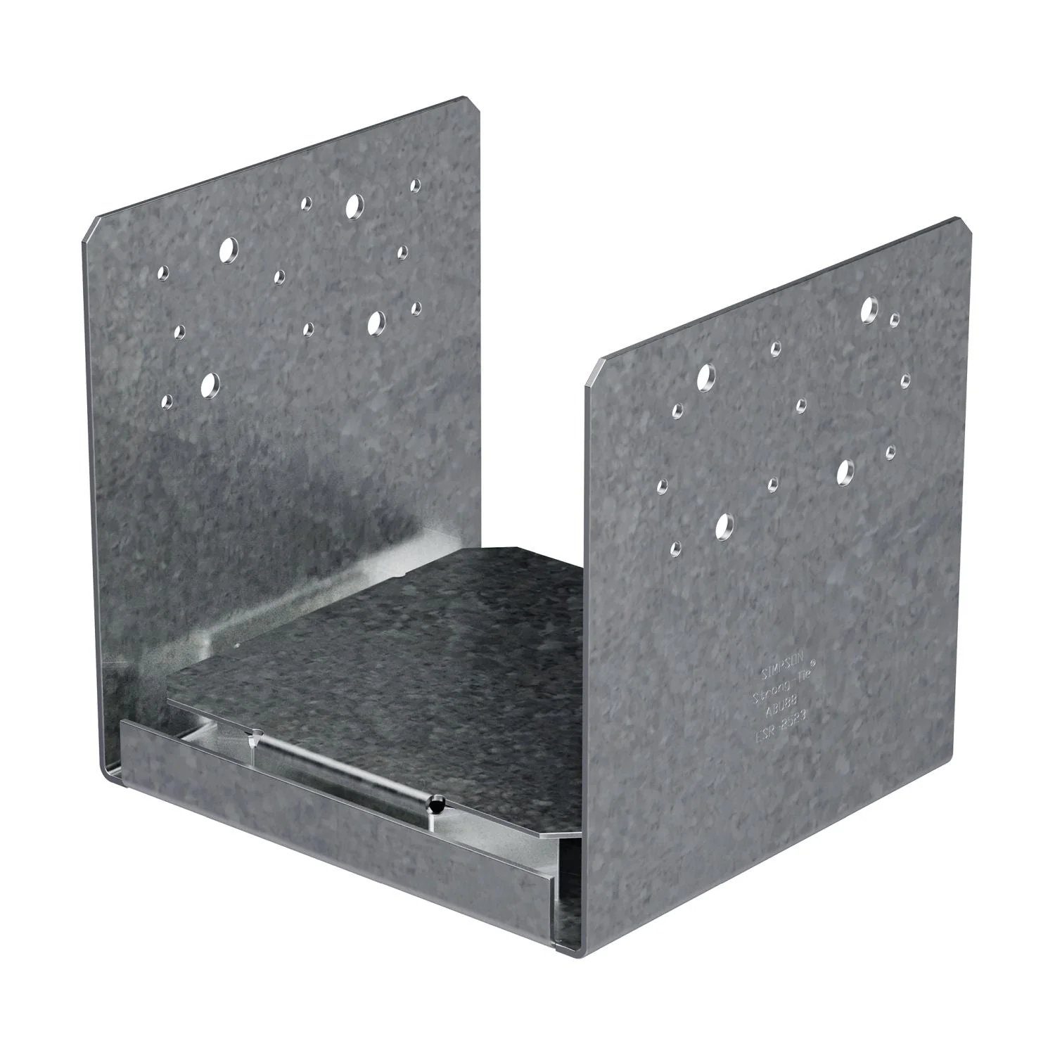 Simpson Strong-Tie ZMAX Galvanized Adjustable Standoff Post Base for 8x8 (ABU88Z) - Image 2