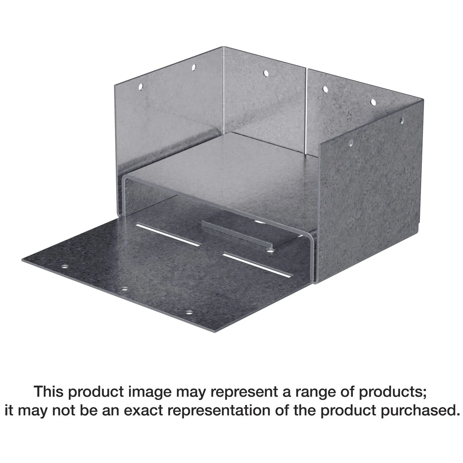 Simpson Strong-Tie ABW44RZ ABW ZMAX Galvanized Adjustable Post Base for 4×4 Rough