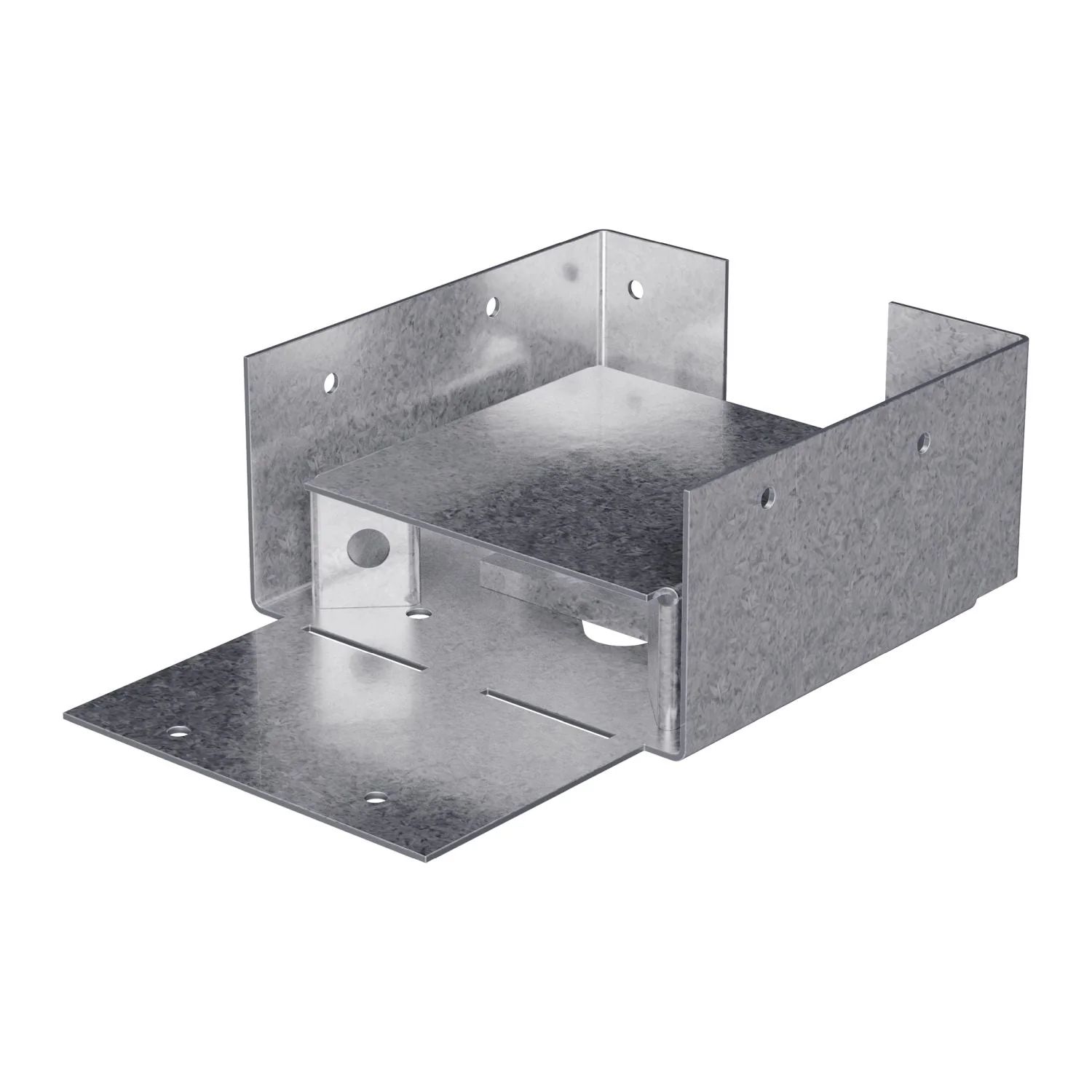 Simpson Strong-Tie ABW44RZ ABW ZMAX Galvanized Adjustable Post Base for 4x4 Rough - Image 3