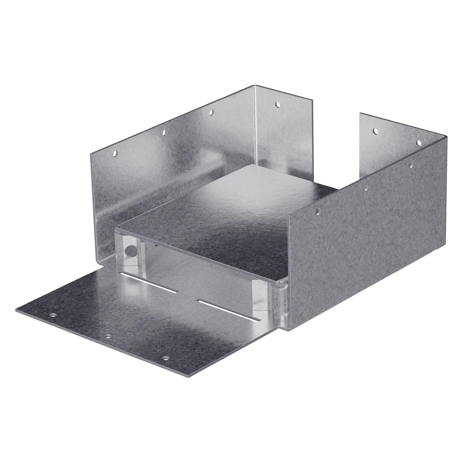 Simpson Strong-Tie ABW66RZ ABW ZMAX Galvanized Adjustable Standoff Post Base for 6x6 Rough - Image 3
