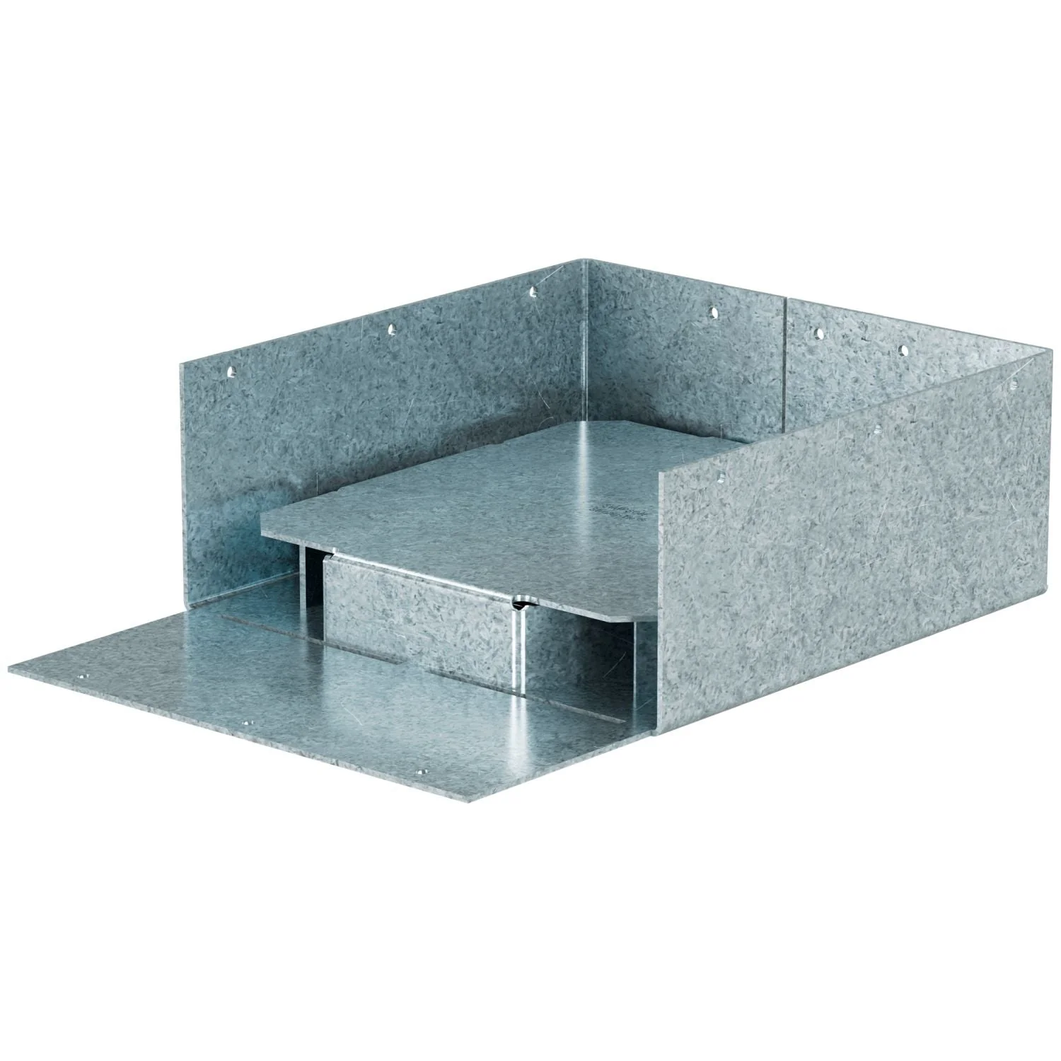 Simpson Strong-Tie ABW7-7Z ABW ZMAX Galvanized Adjustable Standoff Post Base for 7-1/8-in. x 7-1/8-in. Post - Image 3