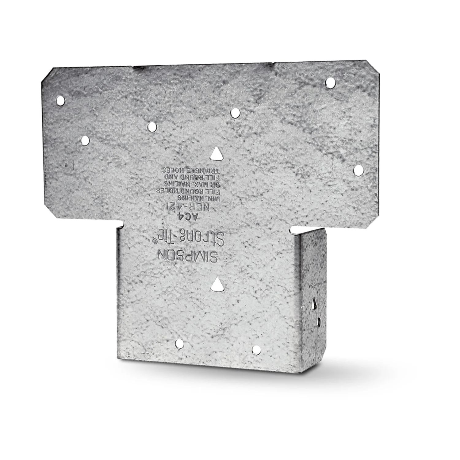Simpson Strong-Tie AC4 AC Galvanized Adjustable Post Cap for 4x - Image 3