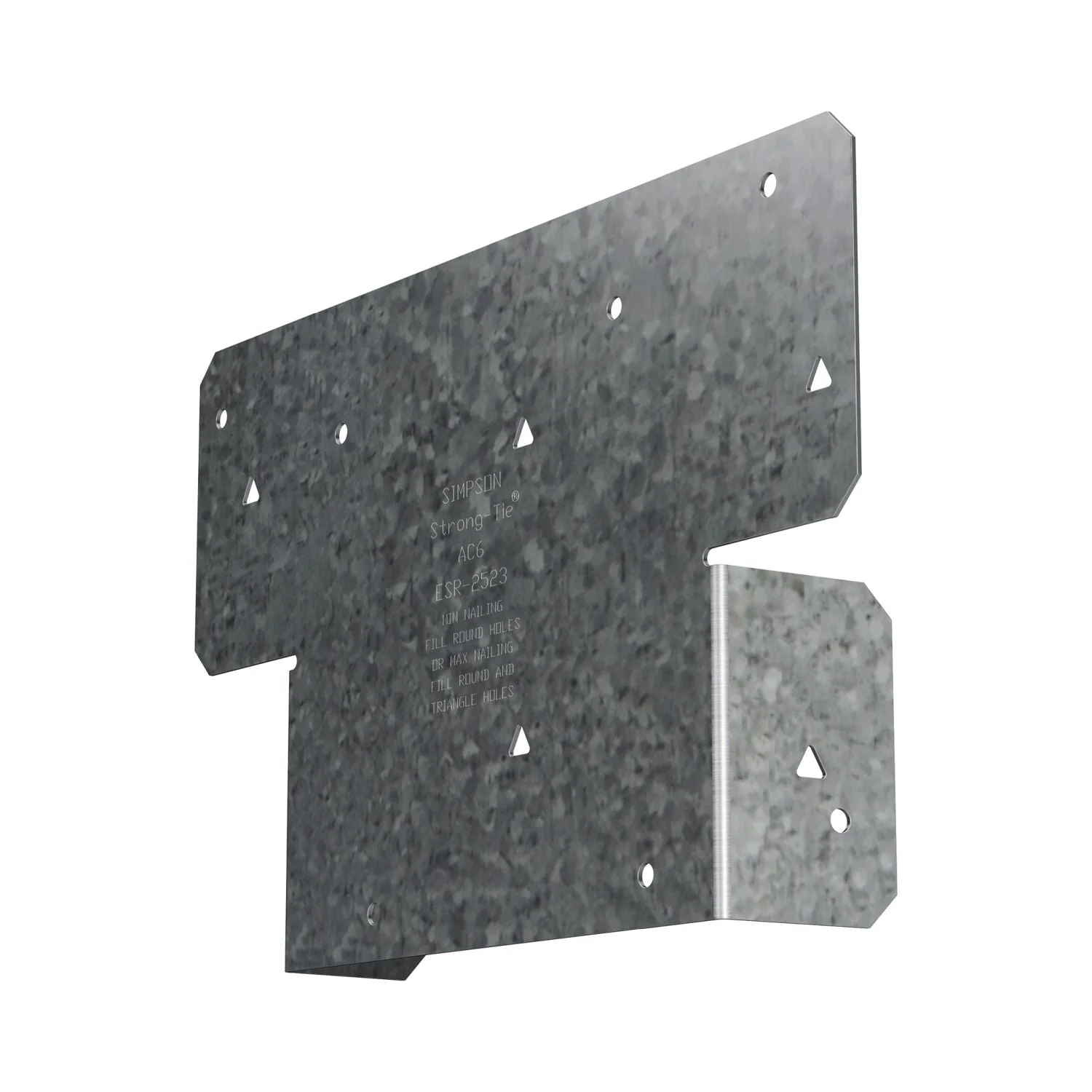 Simpson Strong-Tie AC6Z AC ZMAX Galvanized Adjustable Post Cap for 6x - Image 3