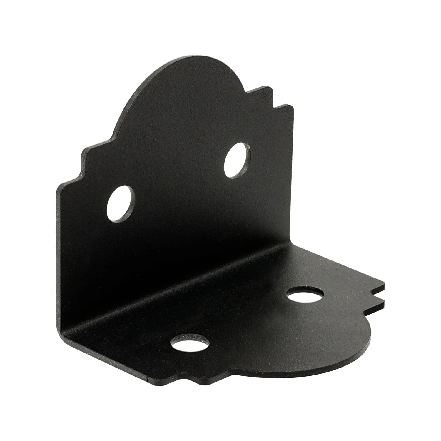 Simpson Strong-Tie APA6 Outdoor Accents Mission Collection ZMAX, Black Powder-Coated 90° Angle for 6x - Image 3