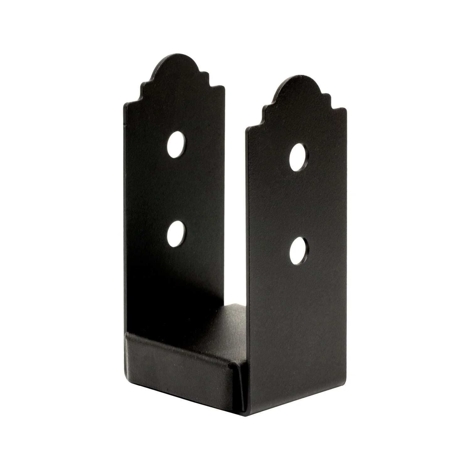 Simpson Strong-Tie APB44 Outdoor Accents Mission Collection ZMAX, Black Powder-Coated Post Base for 4x4 - Image 3