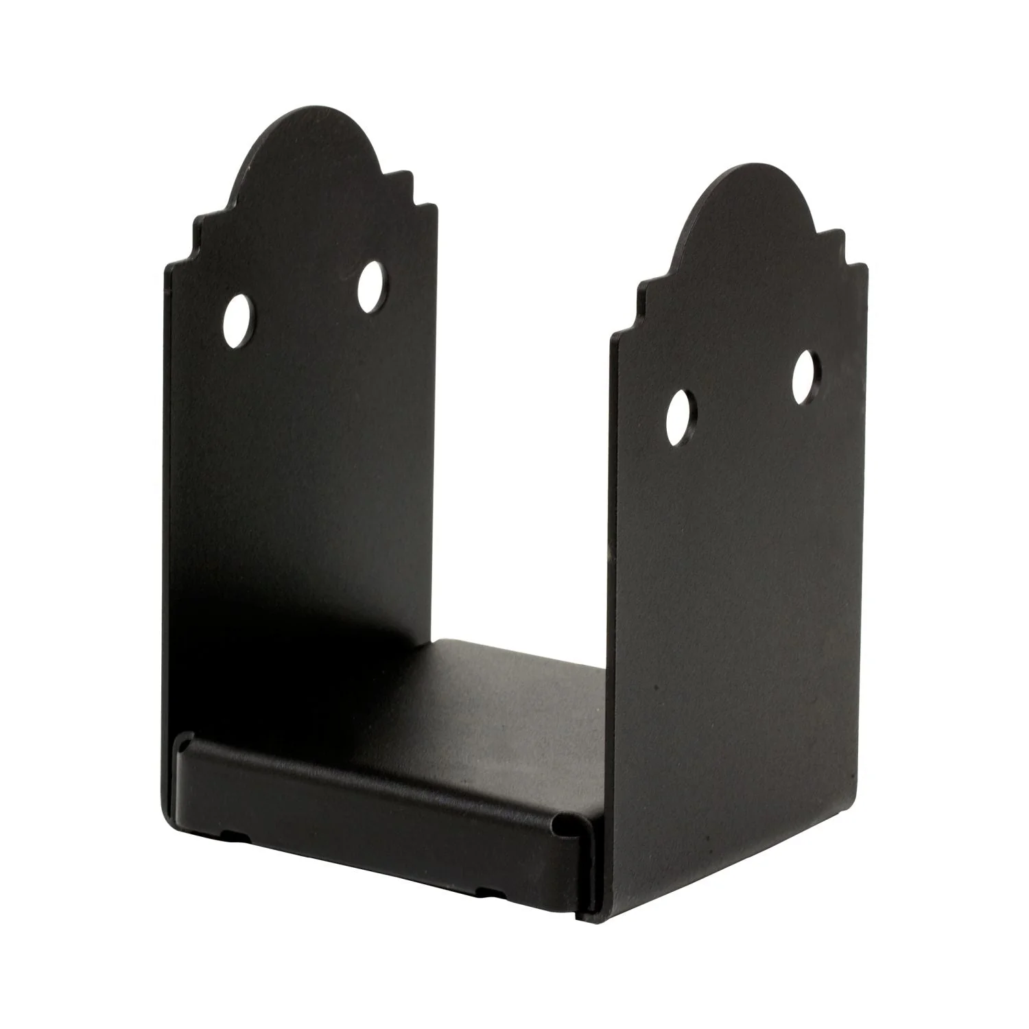 Simpson Strong-Tie Outdoor Accents Mission Collection ZMAX, Black Powder-Coated Post Base for 6x6 Rough (APB66R) - Image 2