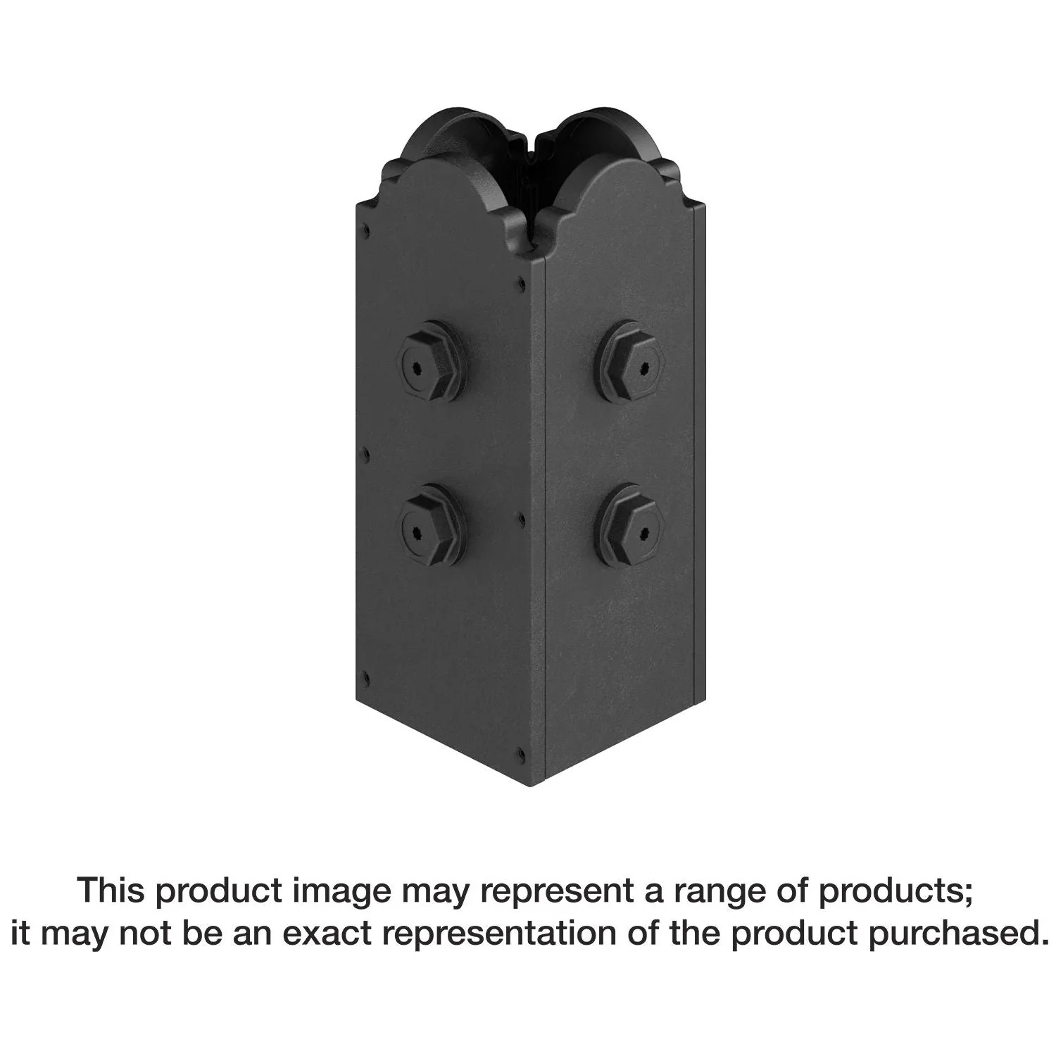 Simpson Strong-Tie APBDW44 Outdoor Accents Mission Collection Decorative Post Base Cover for 4x4 Post - Image 1