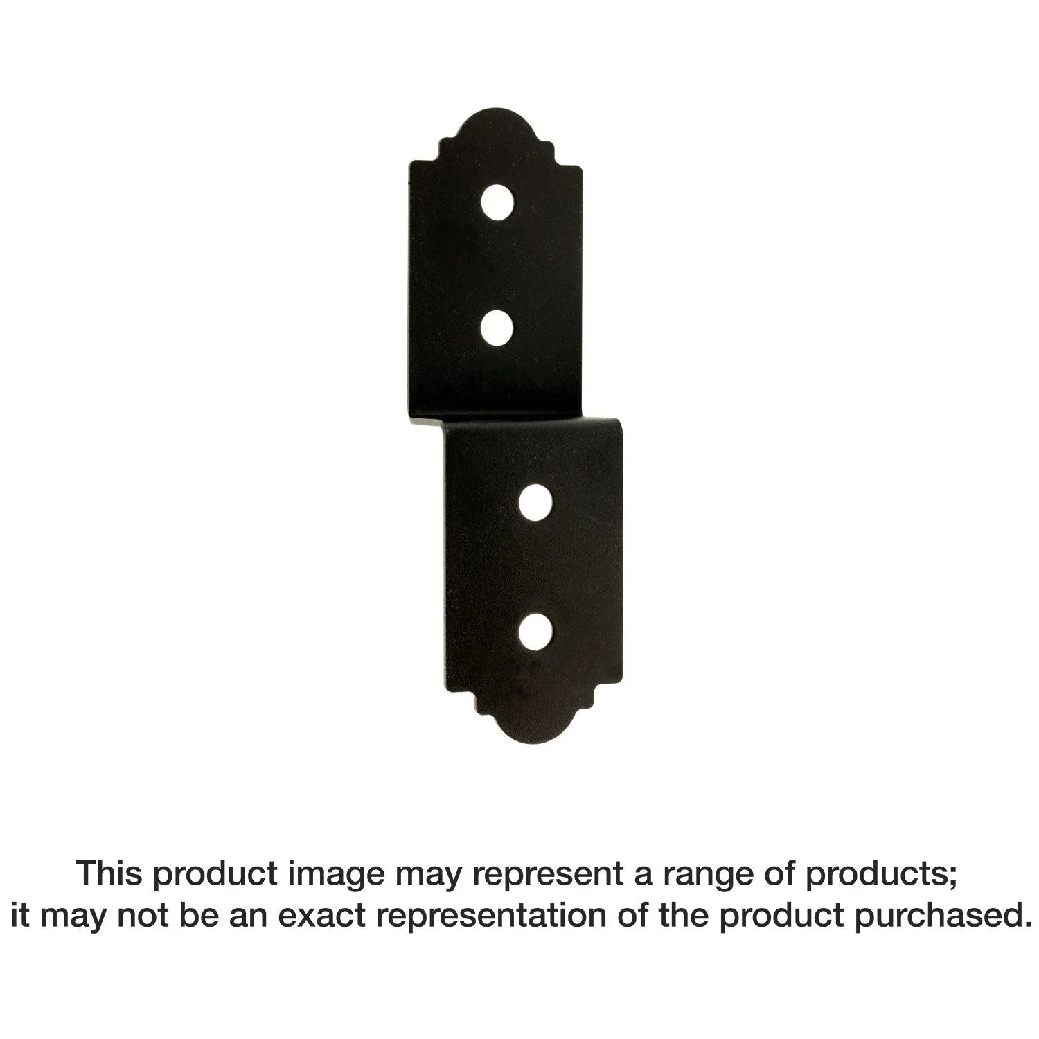 Simpson Strong-Tie APDJT1.75-6 Outdoor Accents Mission Collection 5-in. ZMAX, Black Powder-Coated Deck Joist Tie for 1-3/4-in. Wood - Image 3