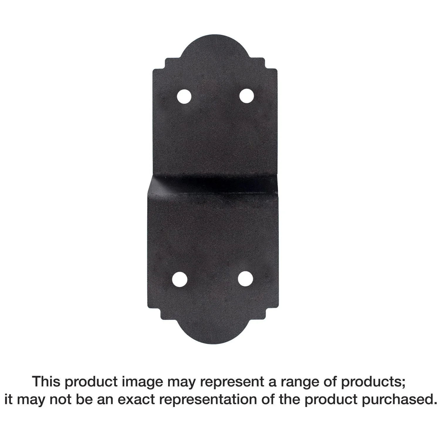 Simpson Strong-Tie APDJT2-6 Outdoor Accents Mission Collection 5-in. ZMAX, Black Powder-Coated Deck Joist Tie for 2x - Image 1