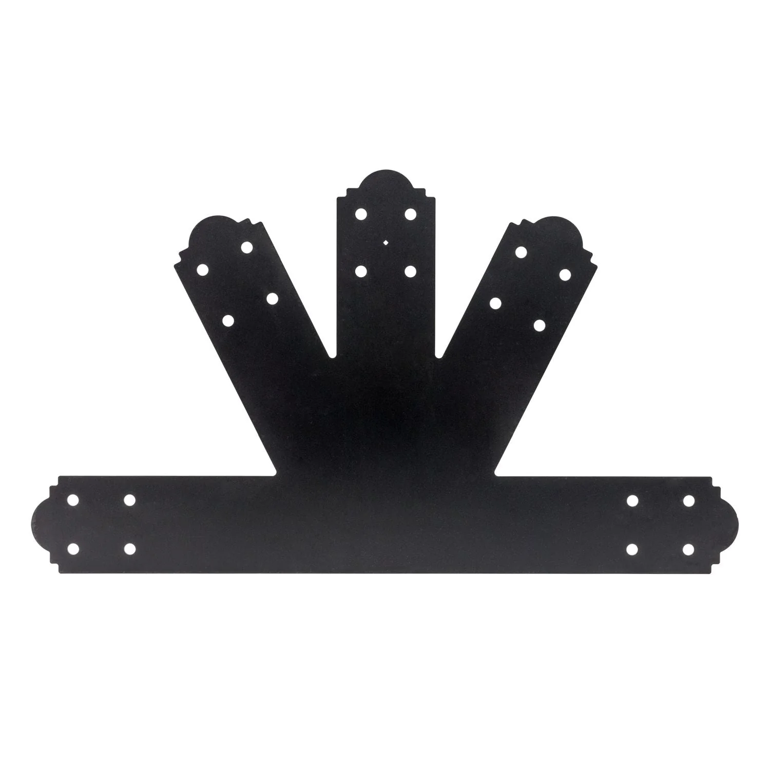 Simpson Strong-Tie APGP612 Outdoor Accents Mission Collection 6:12 Pitch ZMAX, Black Powder-Coated Gable Plate - Image 3