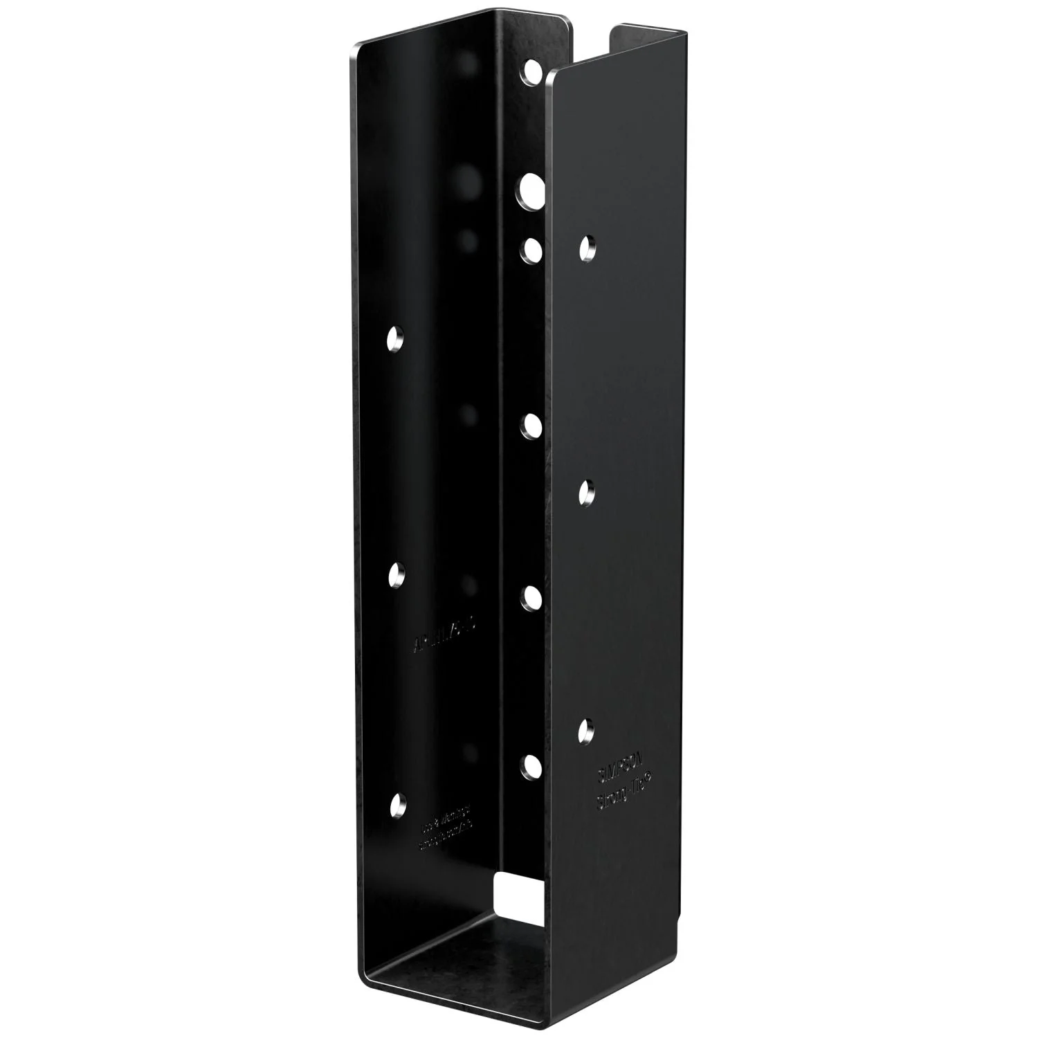 Simpson Strong-Tie APLH1.75-10 Outdoor Accents APLH ZMAX, Black Lt. Joist Hanger for 1-3/4 x 10 Rough Cedar - Image 3