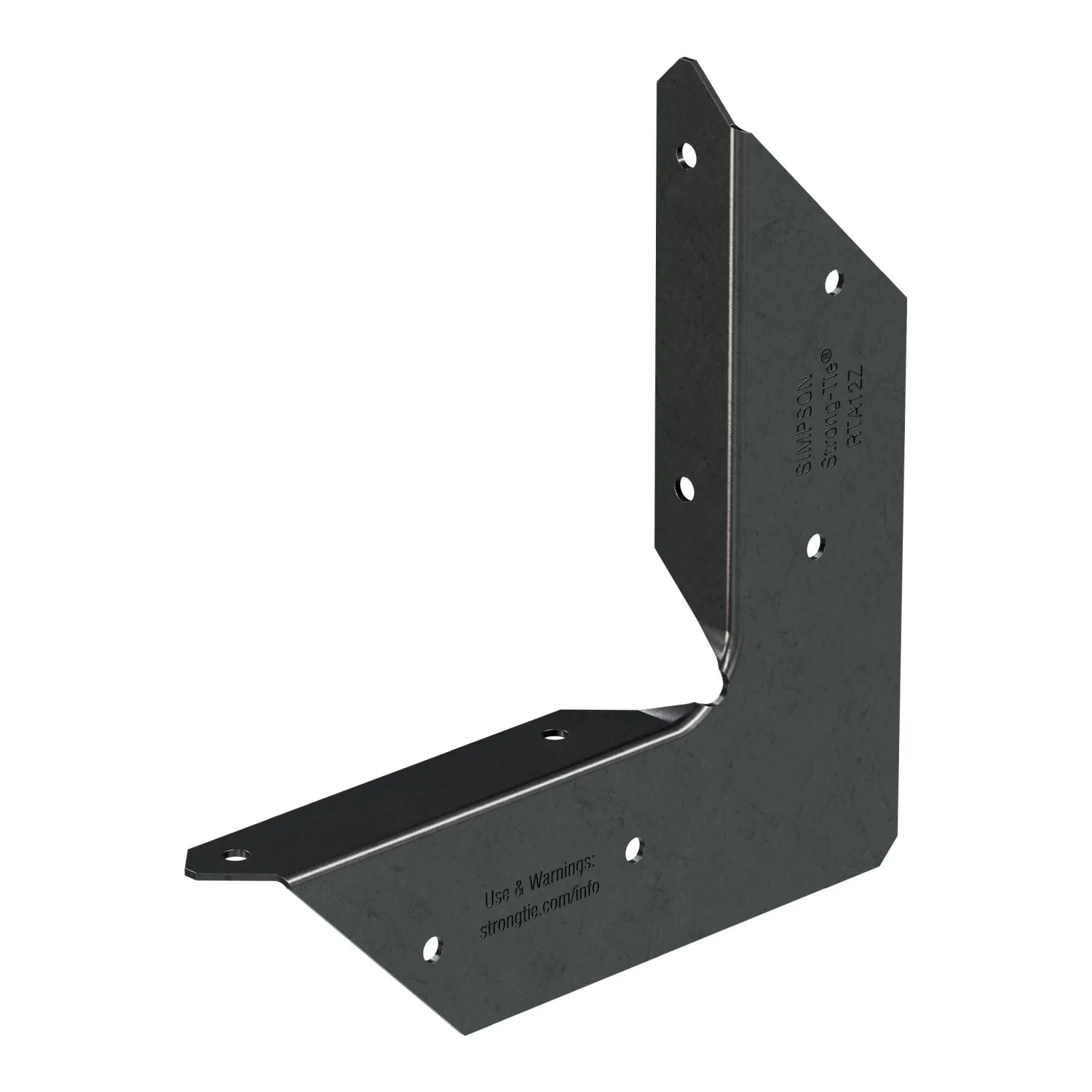 Simpson Strong-Tie APRTA12 Outdoor Accents ZMAX, Black Powder-Coated Rigid Tie Angle for 1x2 Joist/Post - Image 3