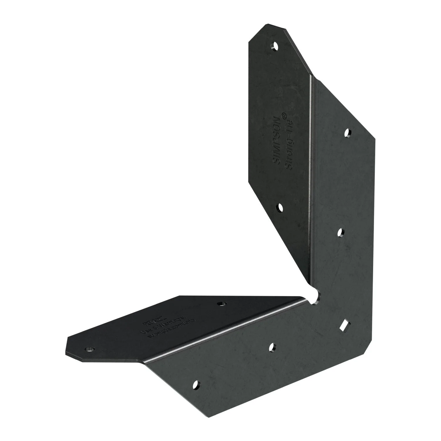 Simpson Strong-Tie APRTA2 Outdoor Accents ZMAX, Black Powder-Coated Rigid Tie Angle for 2x2 Joist/Post - Image 3