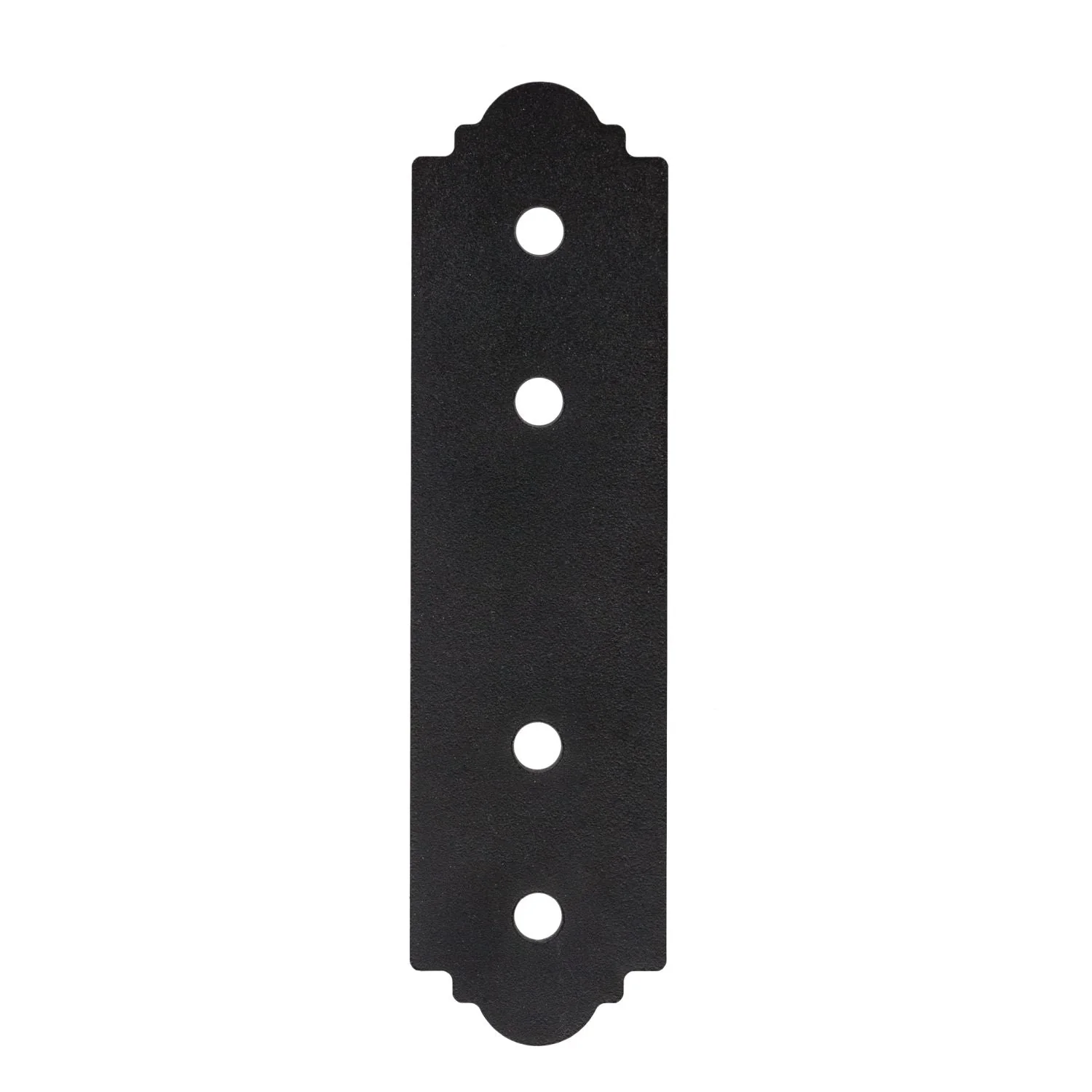 Simpson Strong-Tie APST412 Outdoor Accents Mission Collection ZMAX, Black Powder-Coated Strap for 4x - Image 2