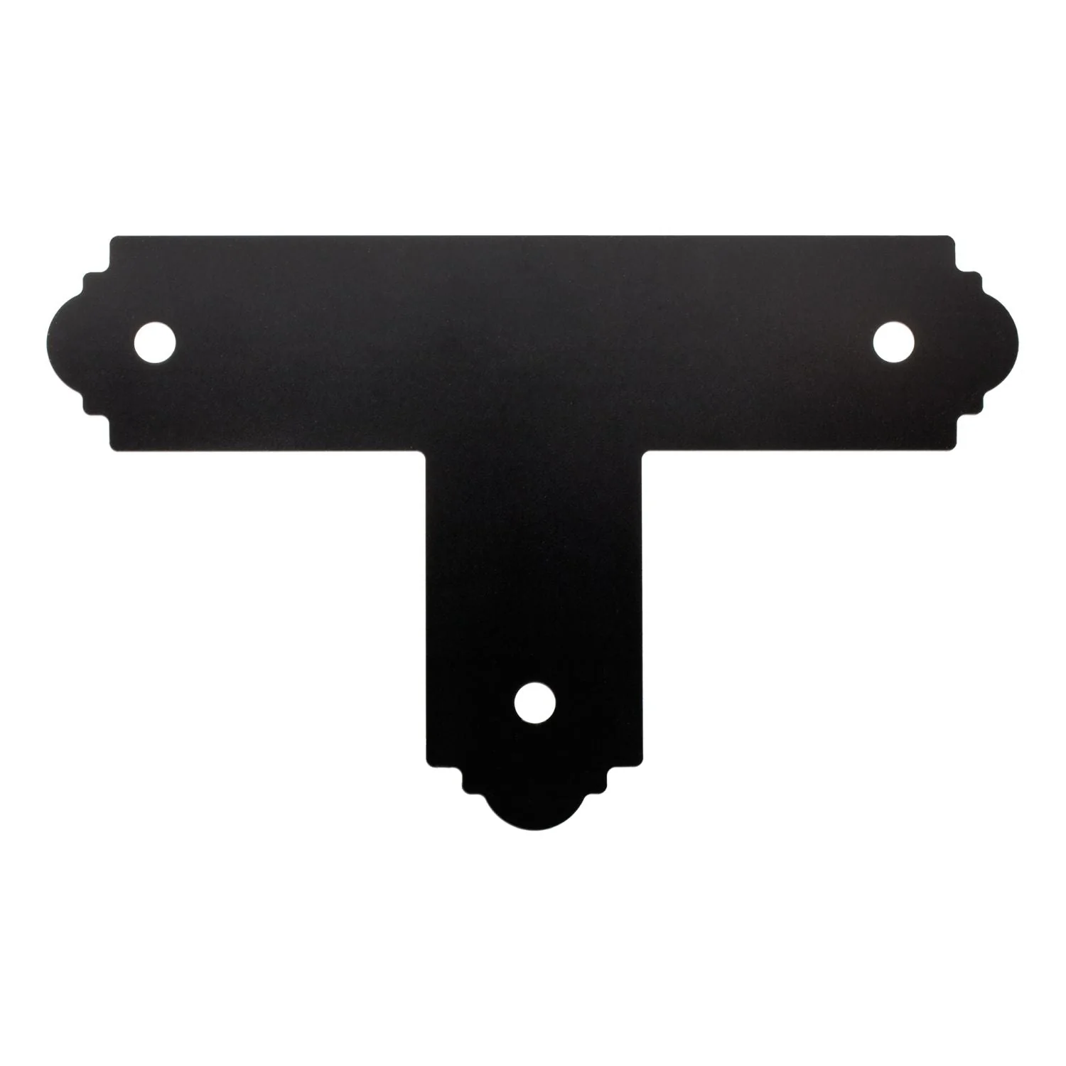 Simpson Strong-Tie APT4 Outdoor Accents Mission Collection ZMAX, Black Powder-Coated T Strap for 4x4 - Image 2
