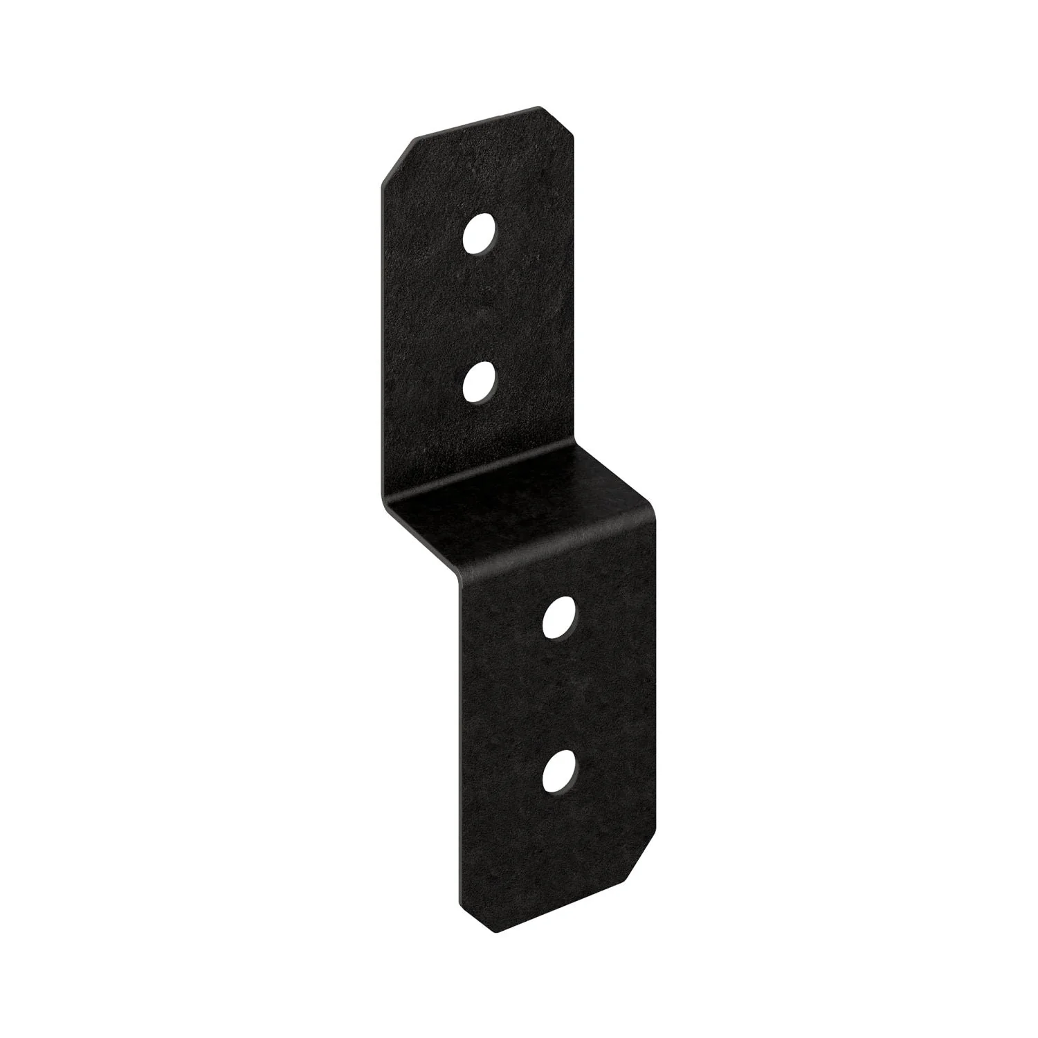 Simpson Strong-Tie APVDJT2R-4 Outdoor Accents Avant Collection 3-in. ZMAX, Black Powder-Coated Deck Joist Tie for Rough 2x - Image 3