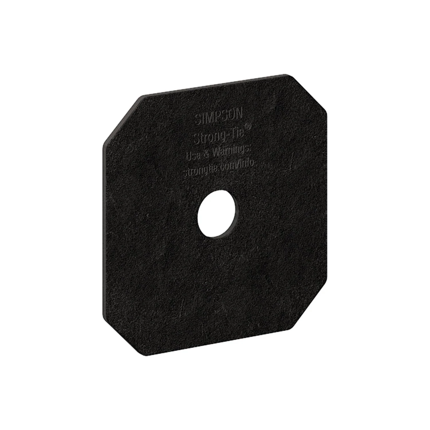 Simpson Strong-Tie APVDW56 Outdoor Accents Avant Collection Z-MAX, Black Powder-Coated Decorative Washer - Image 2