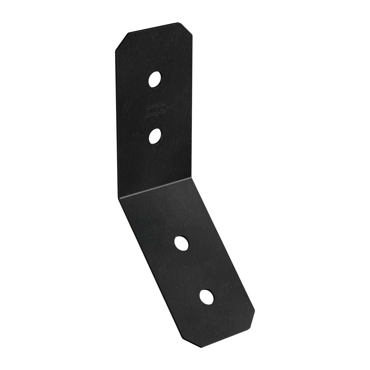 Simpson Strong-Tie APVKB45-4 Outdoor Accents Avant Collection ZMAX, Black Powder-Coated Knee Brace Connector for 4x - Image 3