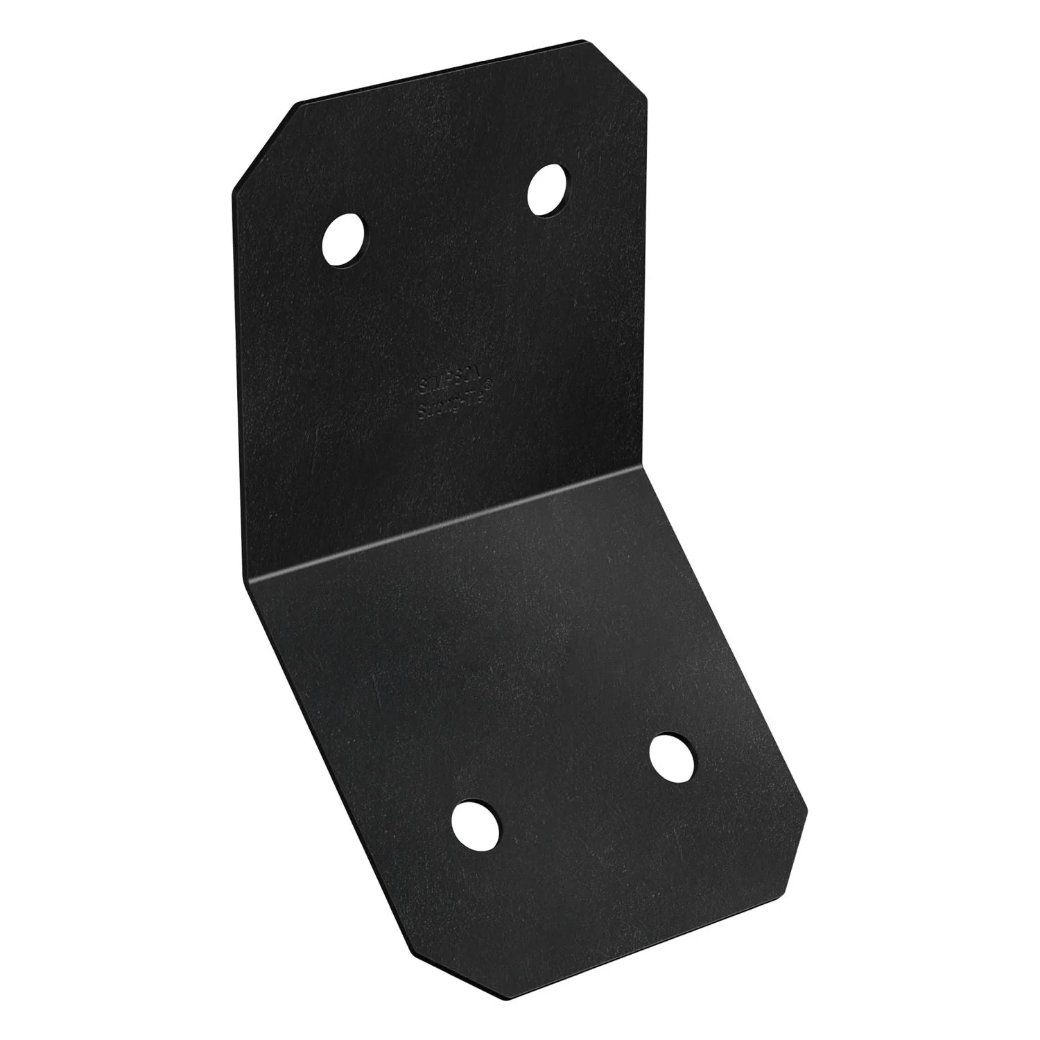 Simpson Strong-Tie APVKB45-6 Outdoor Accents Avant Collection ZMAX, Black Powder-Coated Knee Brace Connector for 6x - Image 3