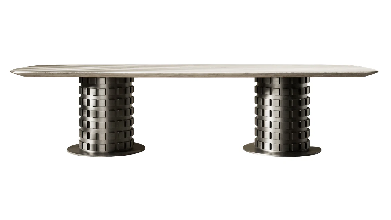 AVOLA DINING TABLE BOAT 96" | $19,200.00 - $37,600.00 - Image 1