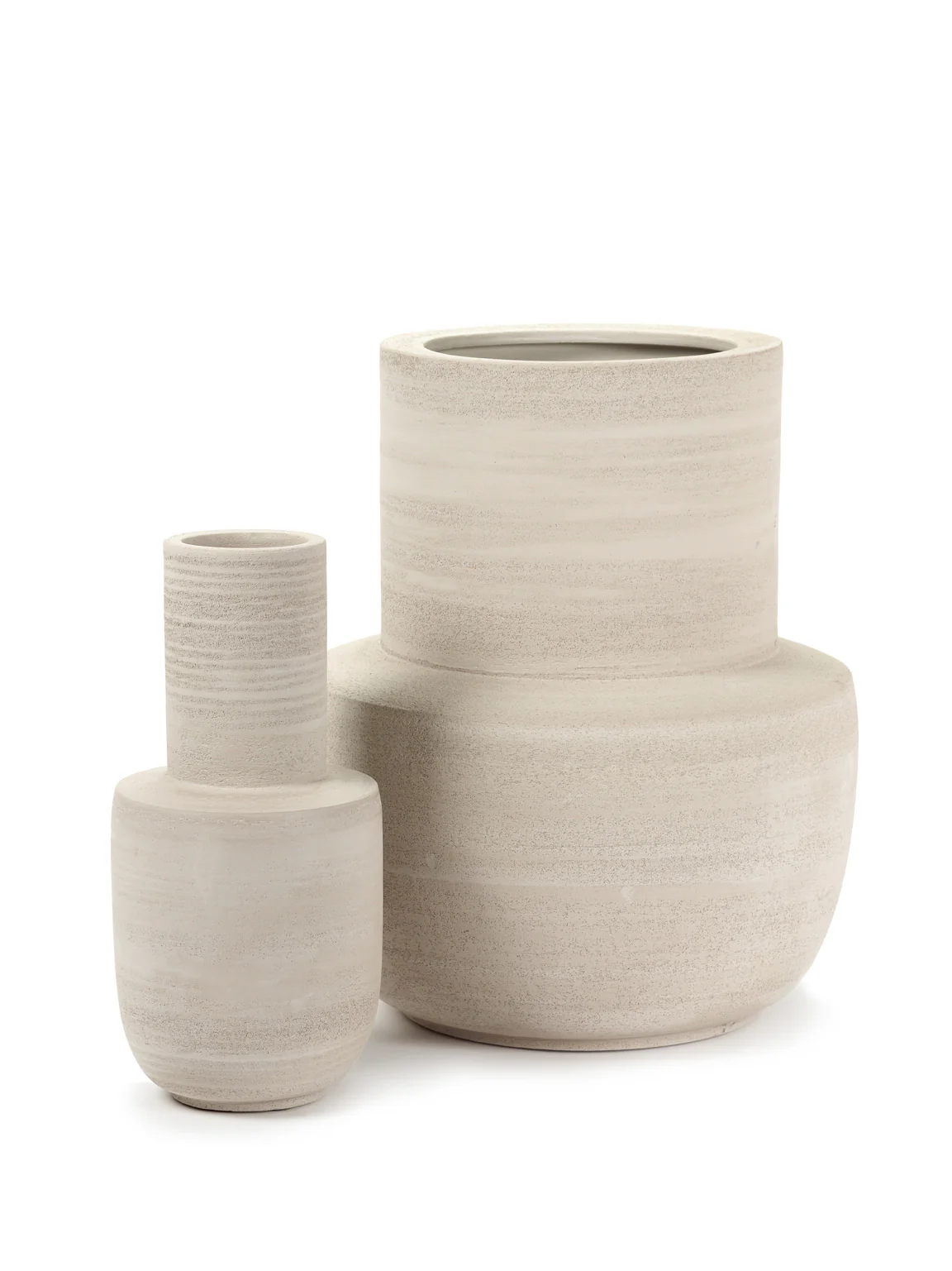 SERAX - VASE BEIGE W VOLUMES BY PIET BOON $995.00 - Image 2