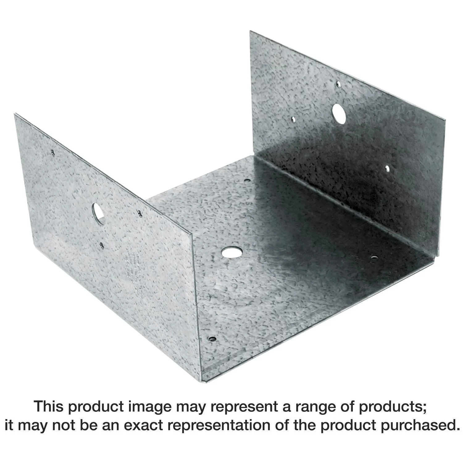 Simpson Strong-Tie BC80 BC Galvanized Post Base for 8x - Image 1