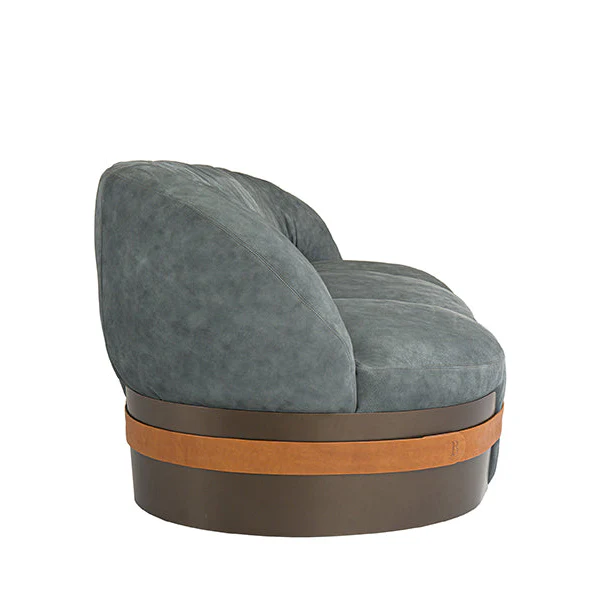 BELT LEATHER 2 SEATER SOFA | $18,750.00 - Image 2