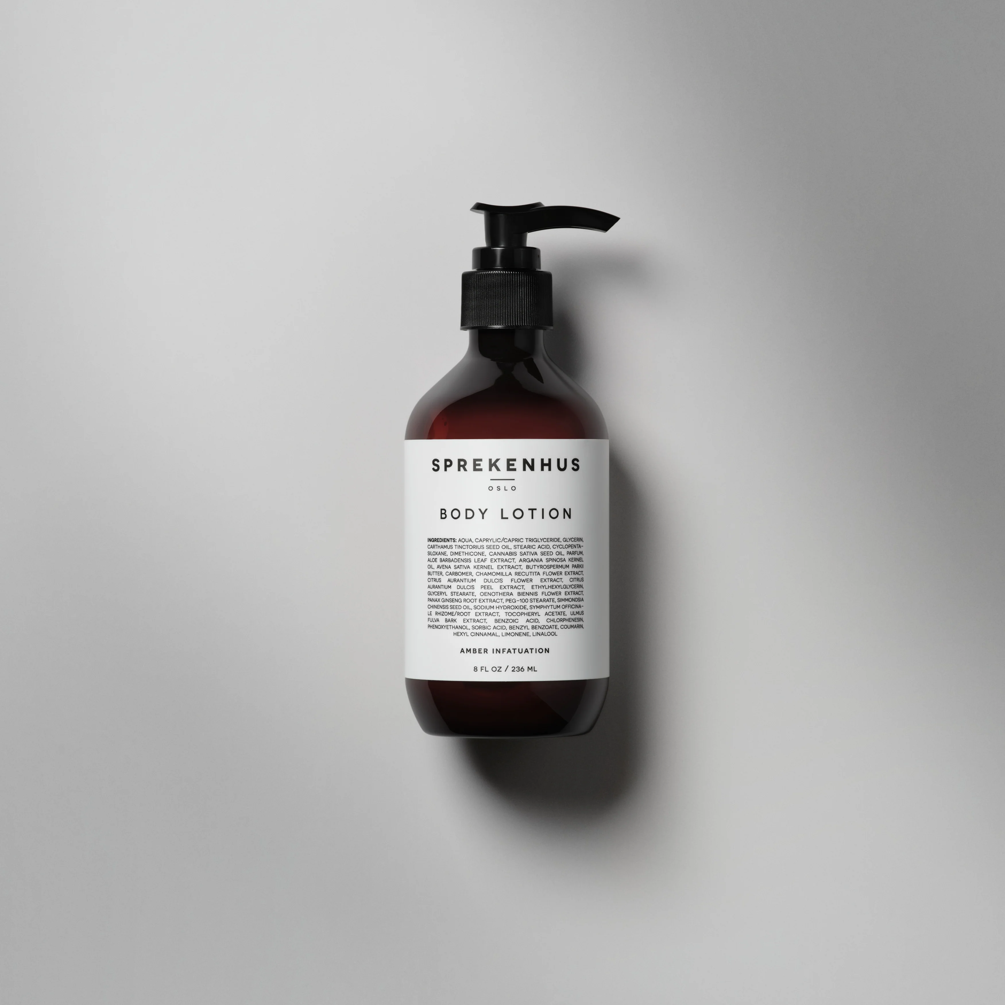 SPREKENHUS I AMBER INFATUATION BODY LOTION I SMALL I $48.00 - Image 1