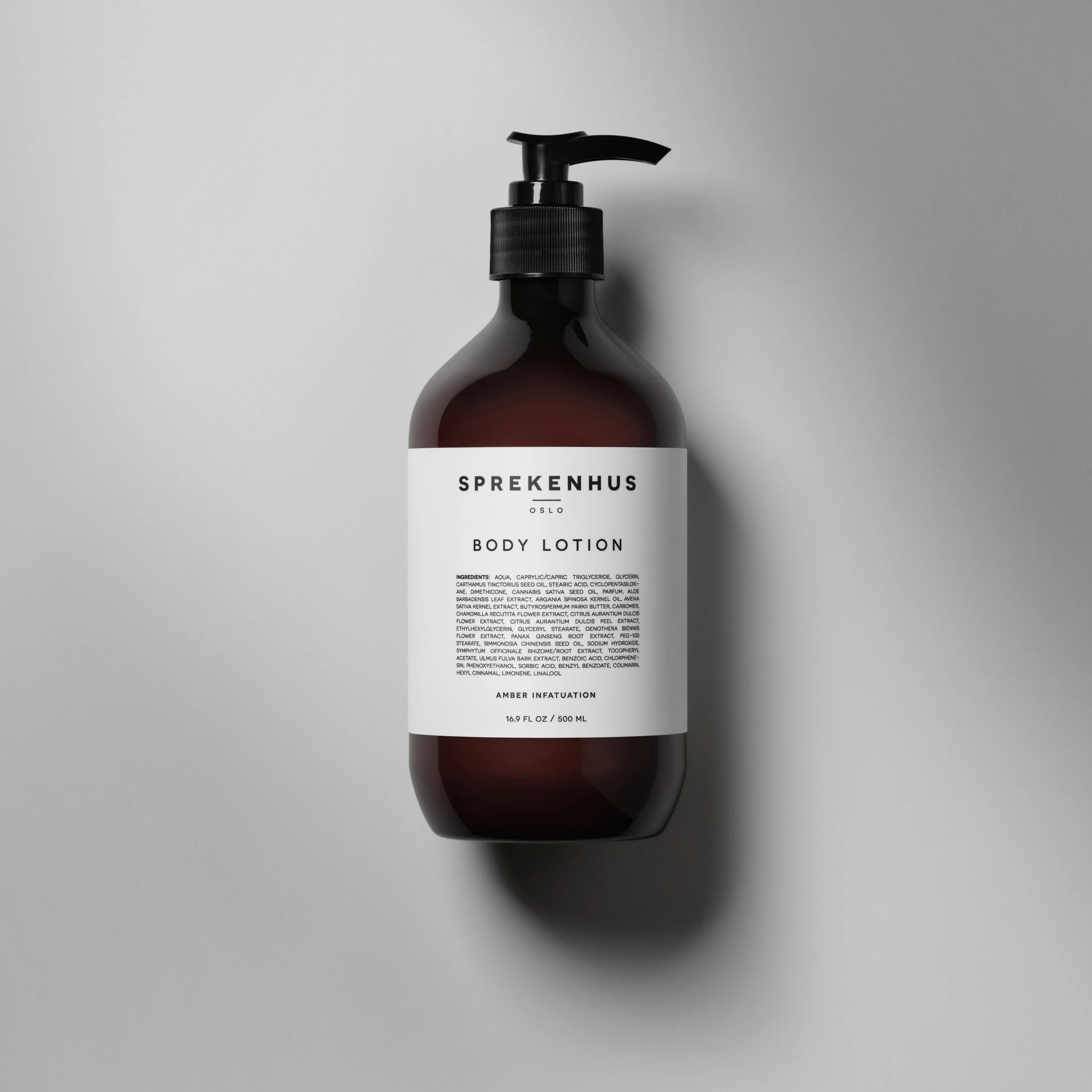 SPREKENHUS I AMBER INFATUATION BODY LOTION I LARGE I .00