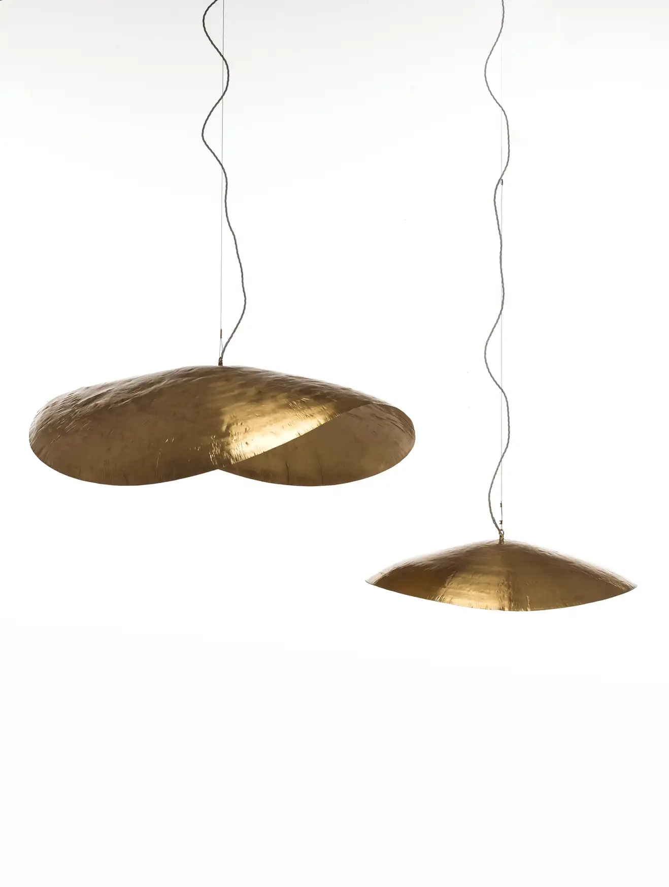 GERVASONI | SMALL BRASS SUSPENSION LAMP | $1,054.00 - Image 3