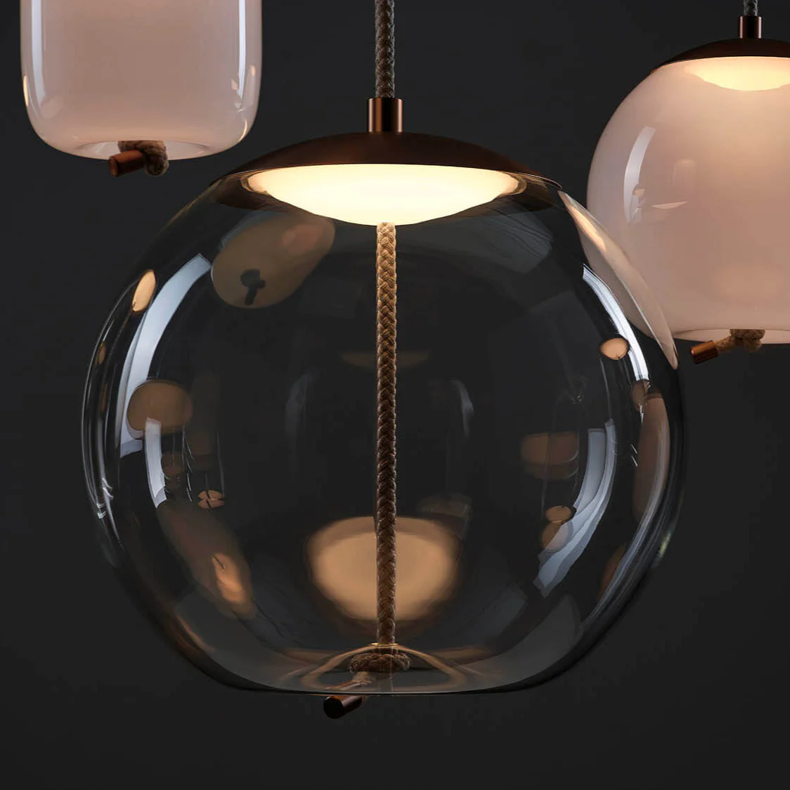 BROKIS | KNOT SFERA PENDANT | $5,313.00 - Image 2
