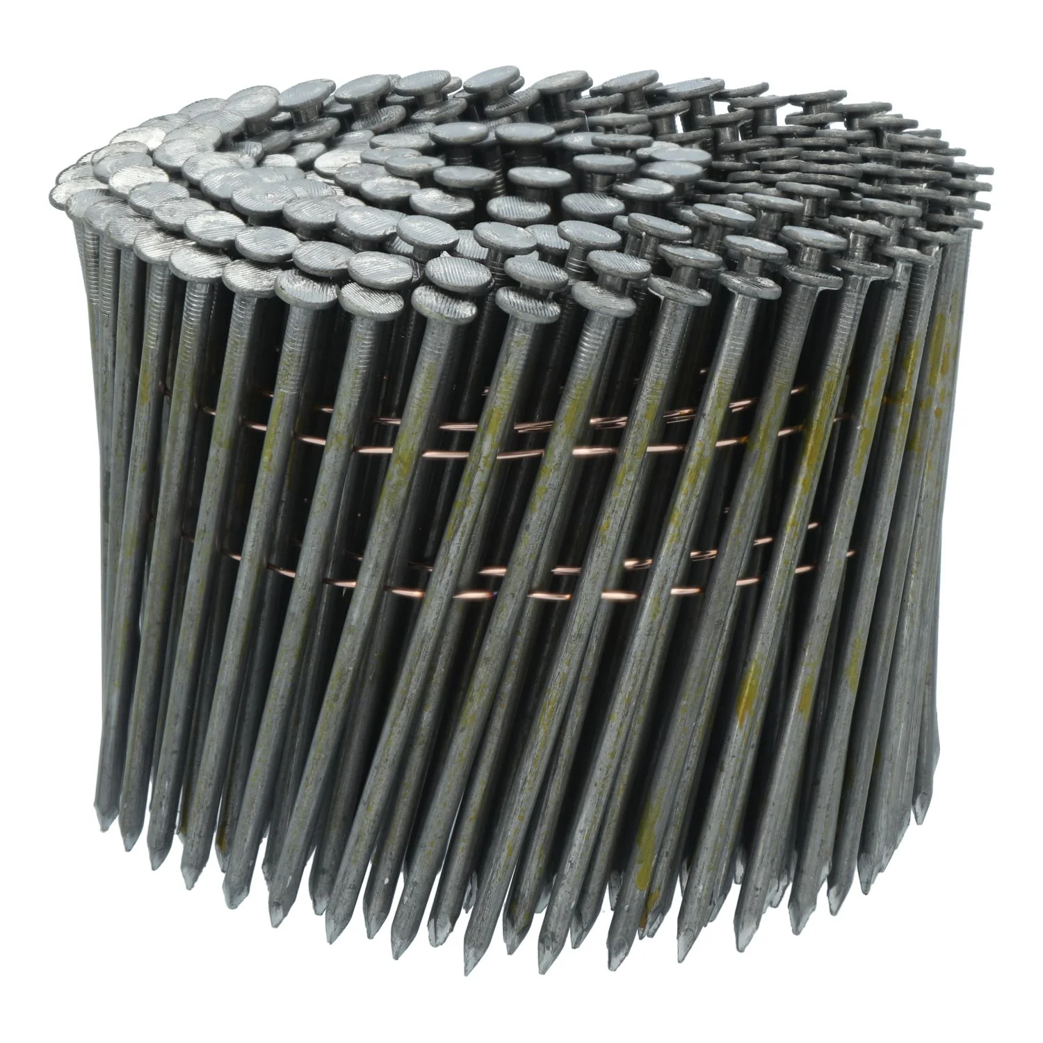 BOSTITCH C8R99BD 2-3/8-in. x .099-in. 34-Degrees Plastic Collated Ring Shank Full Round Head Framing Nails, 60 Boxes of 3600-Nails - Image 2