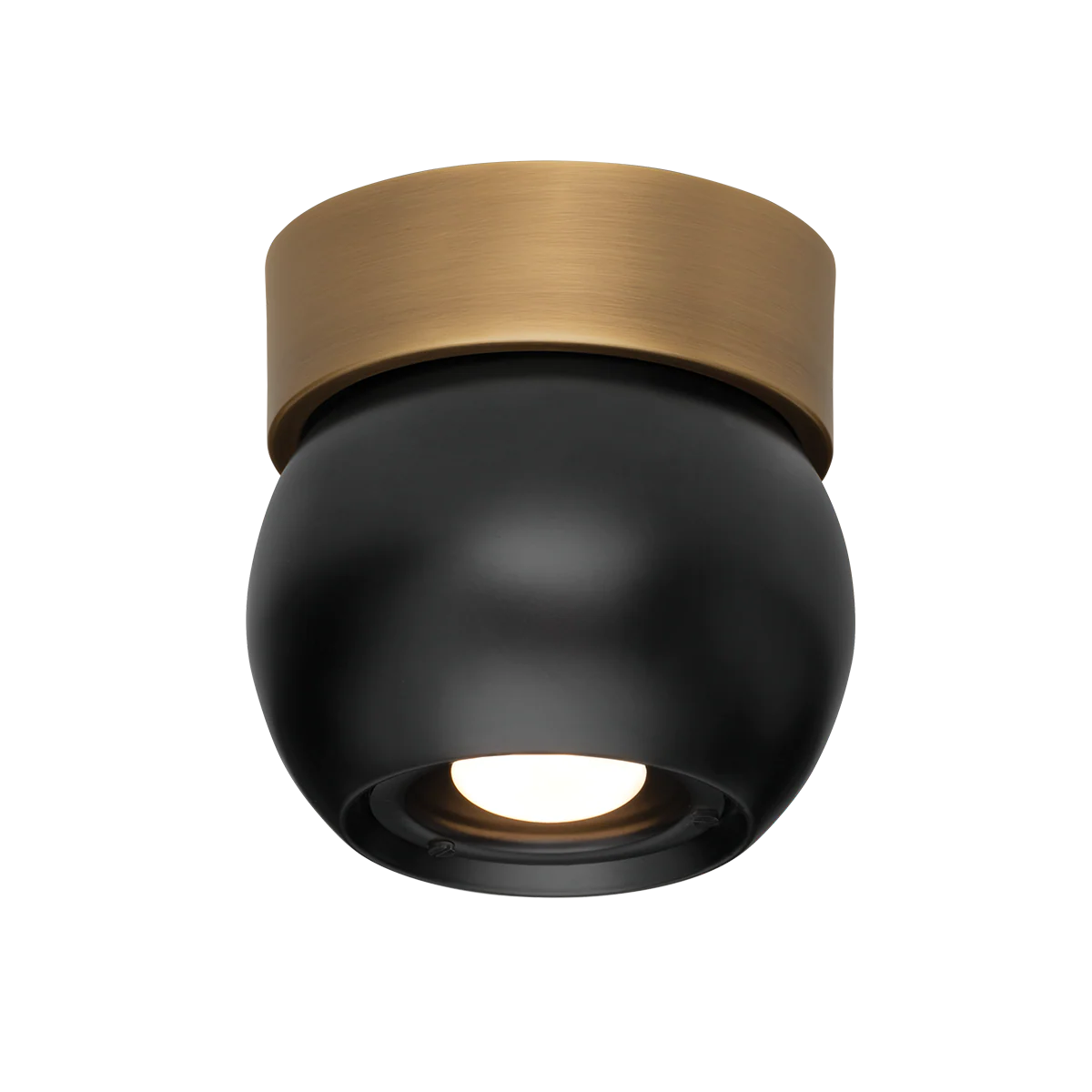 HUDSON VALLEY LIGHTING | ODIN FLUSHMOUNT - PATINA BRASS WITH SOFT BLACK | $222.00 - Image 2