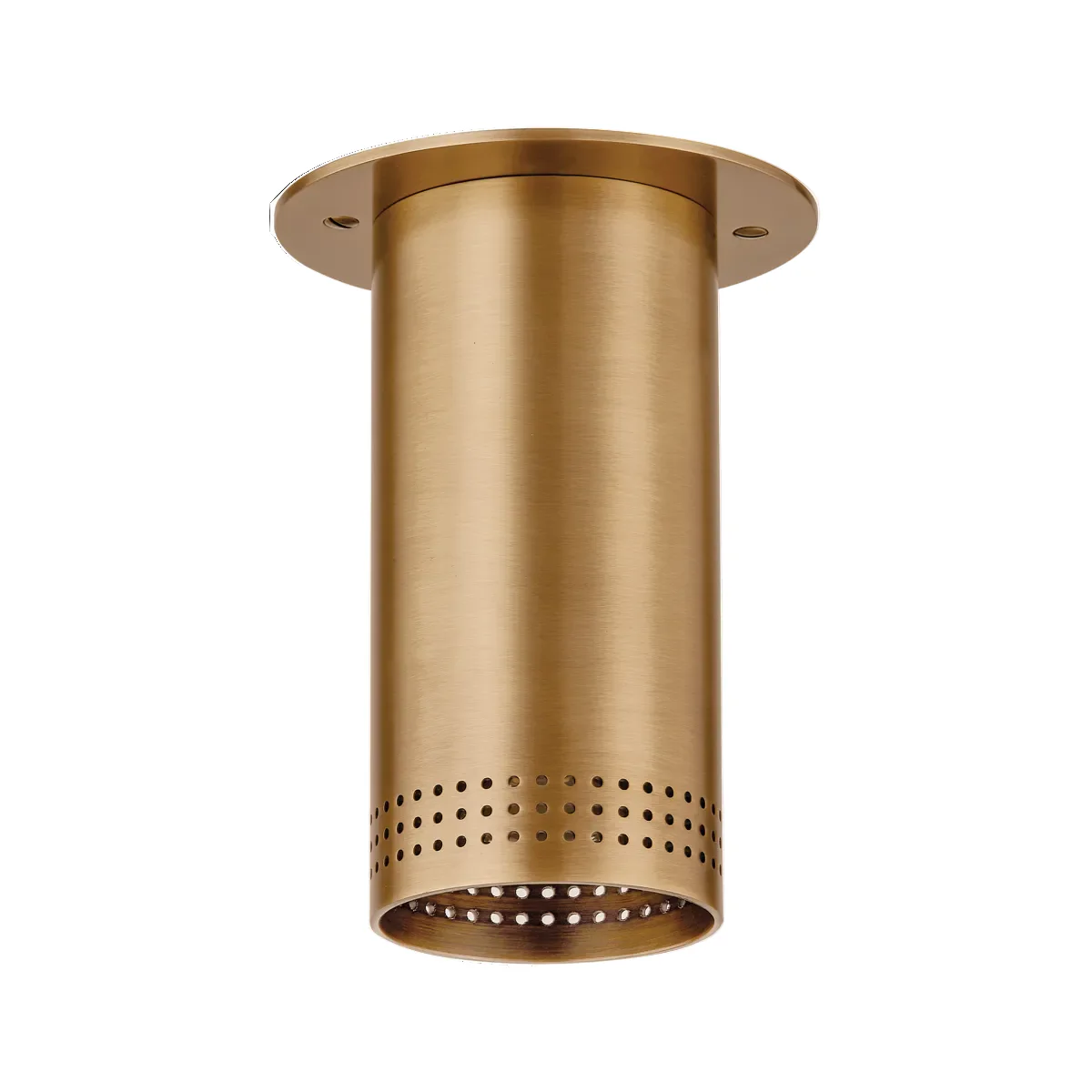 HUDSON VALLEY LIGHTING | BERG FLUSHMOUNT - PATINA BRASS | $192.00 - Image 1