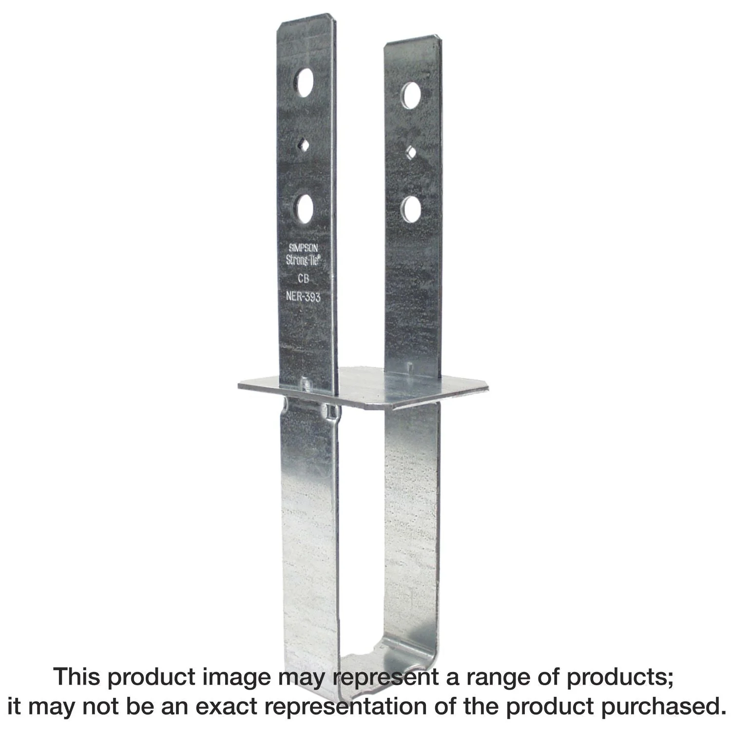 Simpson Strong-Tie CB46 CB Galvanized Column Base for 4x6 - Image 1