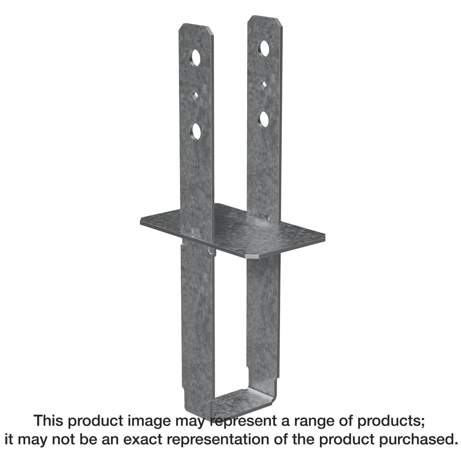 Simpson Strong-Tie CB48 CB Galvanized Column Base for 4x8 - Image 1