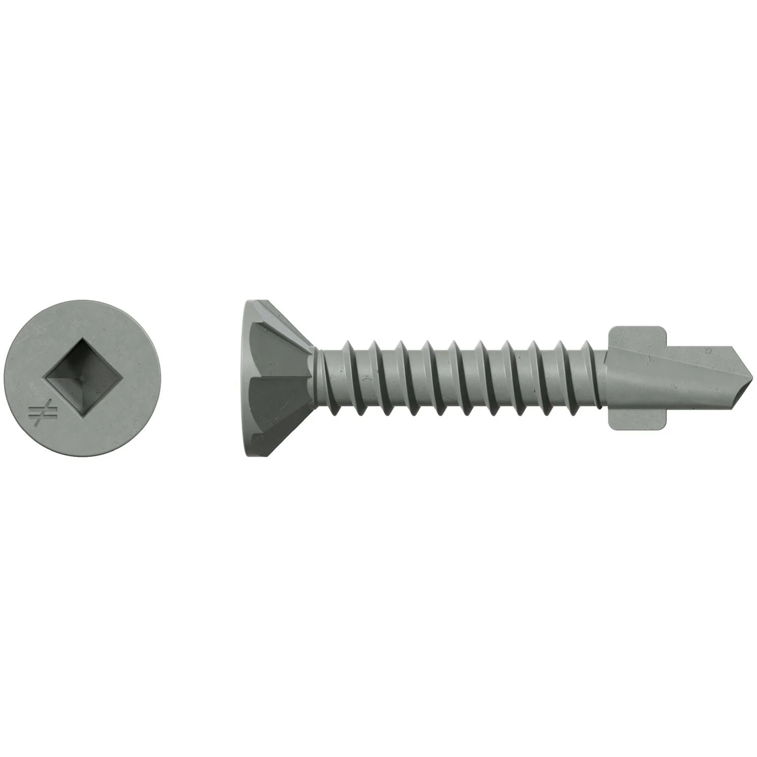 Simpson Strong-Tie CBSDQ106-5K CBSDQ Sheathing-to-CFS Screw,  #8 x 1-1/16-in. #2 Square Undersized, Quik Guard, 5000-Pack - Image 2