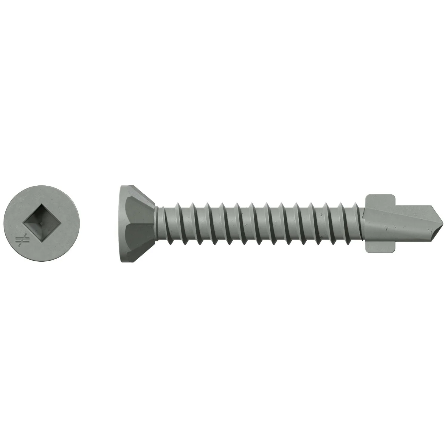 Simpson Strong-Tie CBSDQ138-5K CBSDQ Sheathing-to-CFS Screw,  #10 x 1-3/8-in. #2 Square Undersized, Quik Guard, 5000-Pack - Image 2