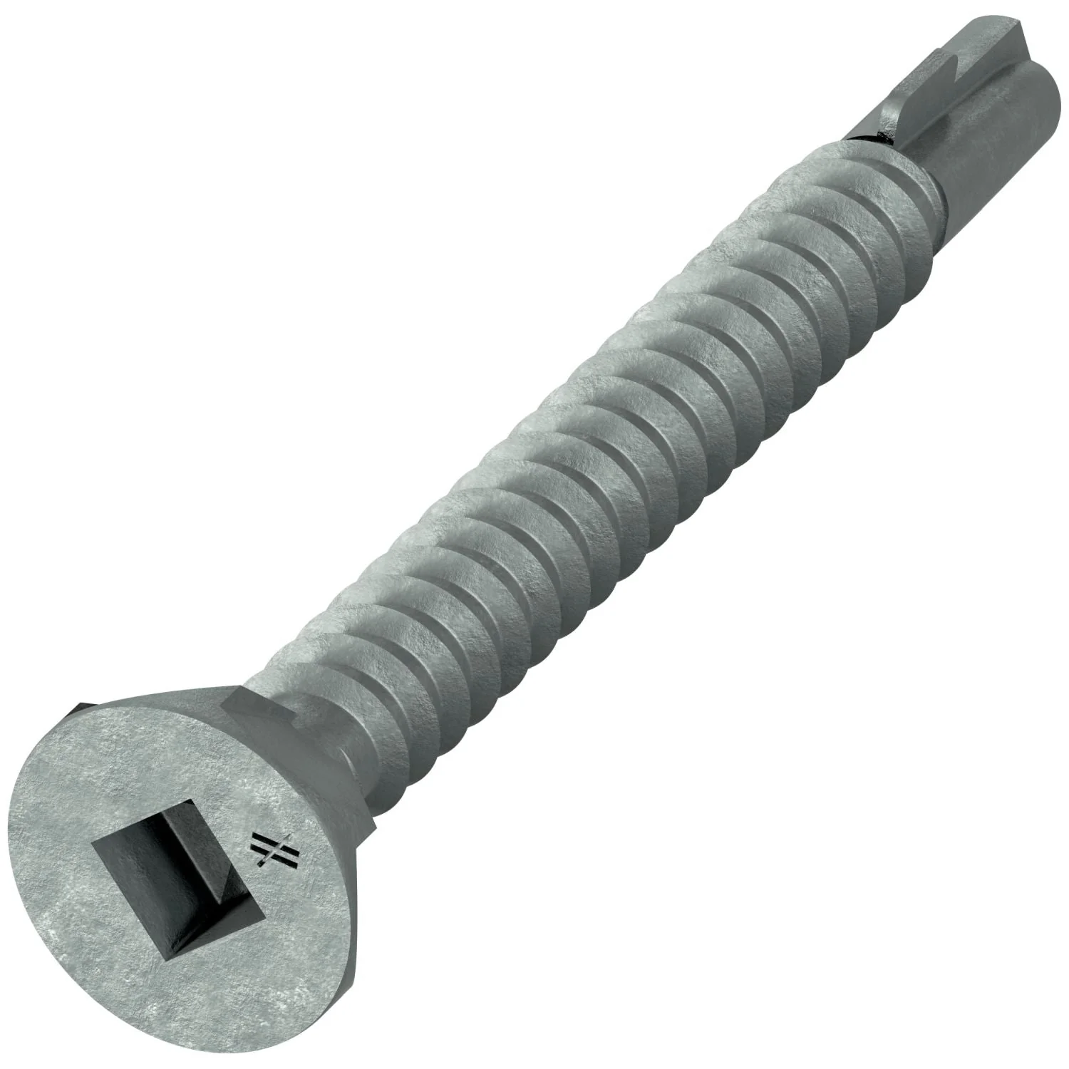 Simpson Strong-Tie CBSDQ158-3K CBSDQ Sheathing-to-CFS Screw,  #8 x 1-5/8-in. #2 Square Undersized, Quik Guard, 3000-Pack - Image 1